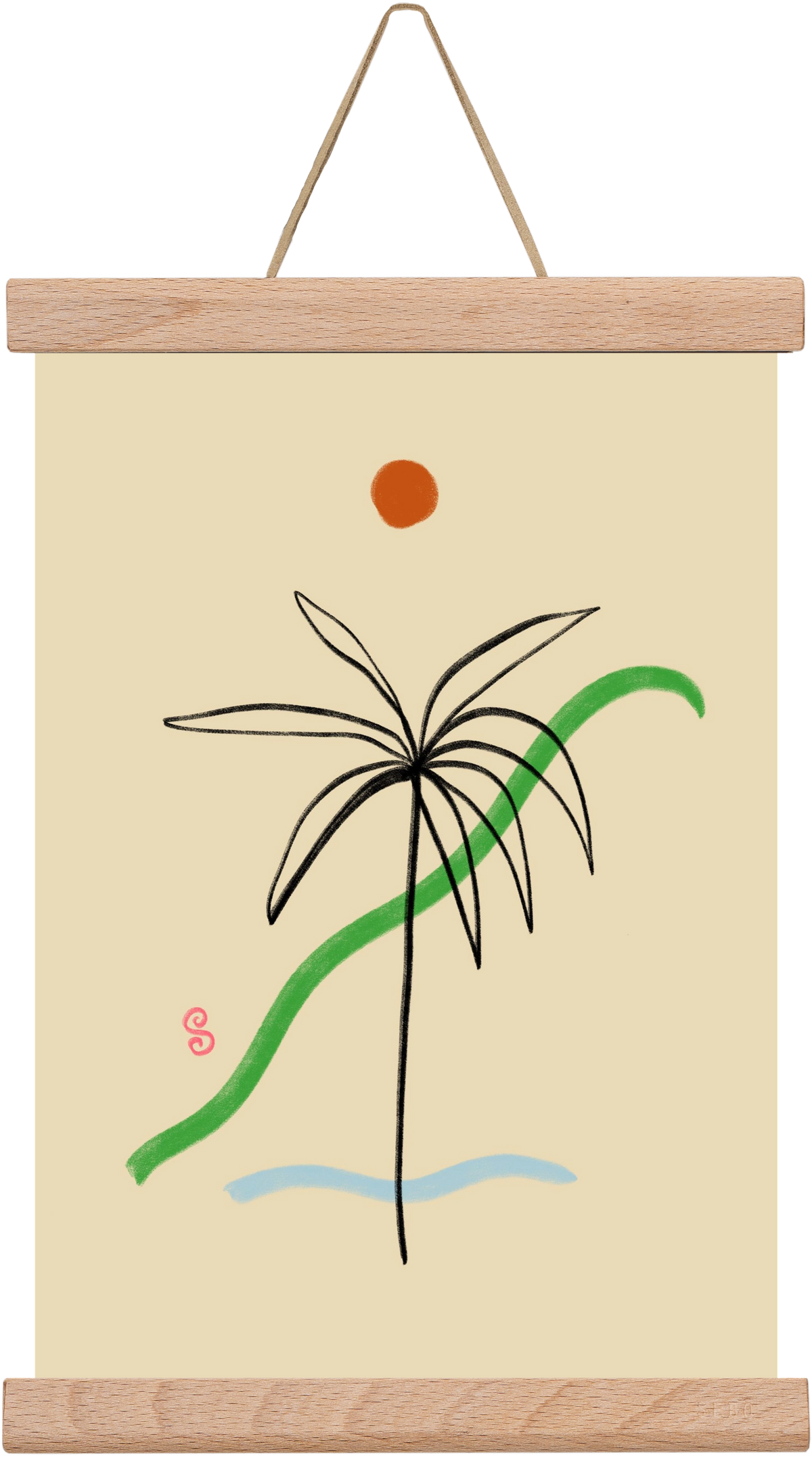 A SIMPLE DREAM, 20x30 cm (20x30 cm), Tölgy akasztó