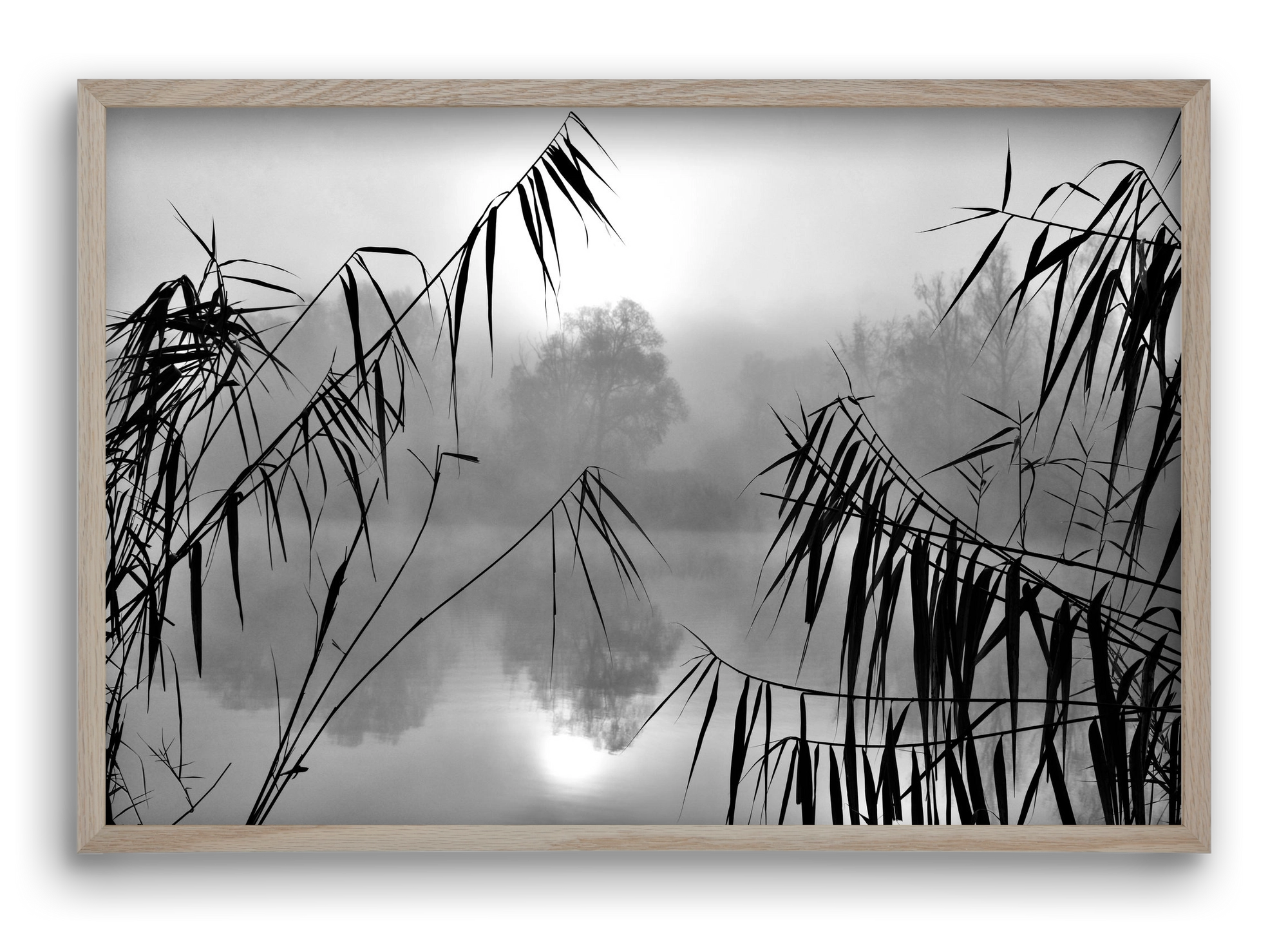 Cloud-land, 60x40 cm (60x40 cm), Tölgy keret
