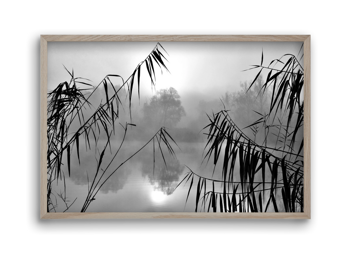 Cloud-land, 45x30 cm (45x30 cm), Tölgy keret