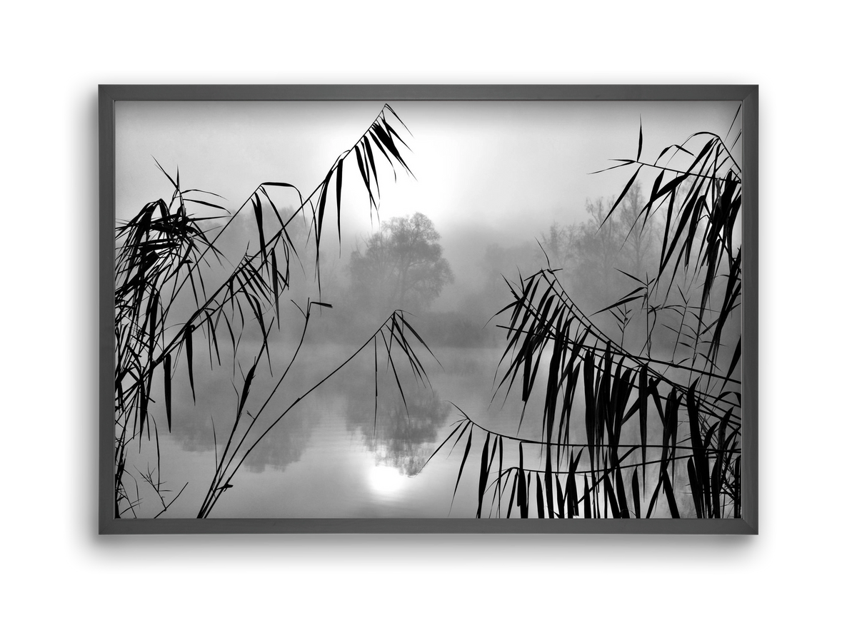 Cloud-land, 45x30 cm (45x30 cm), Fekete keret