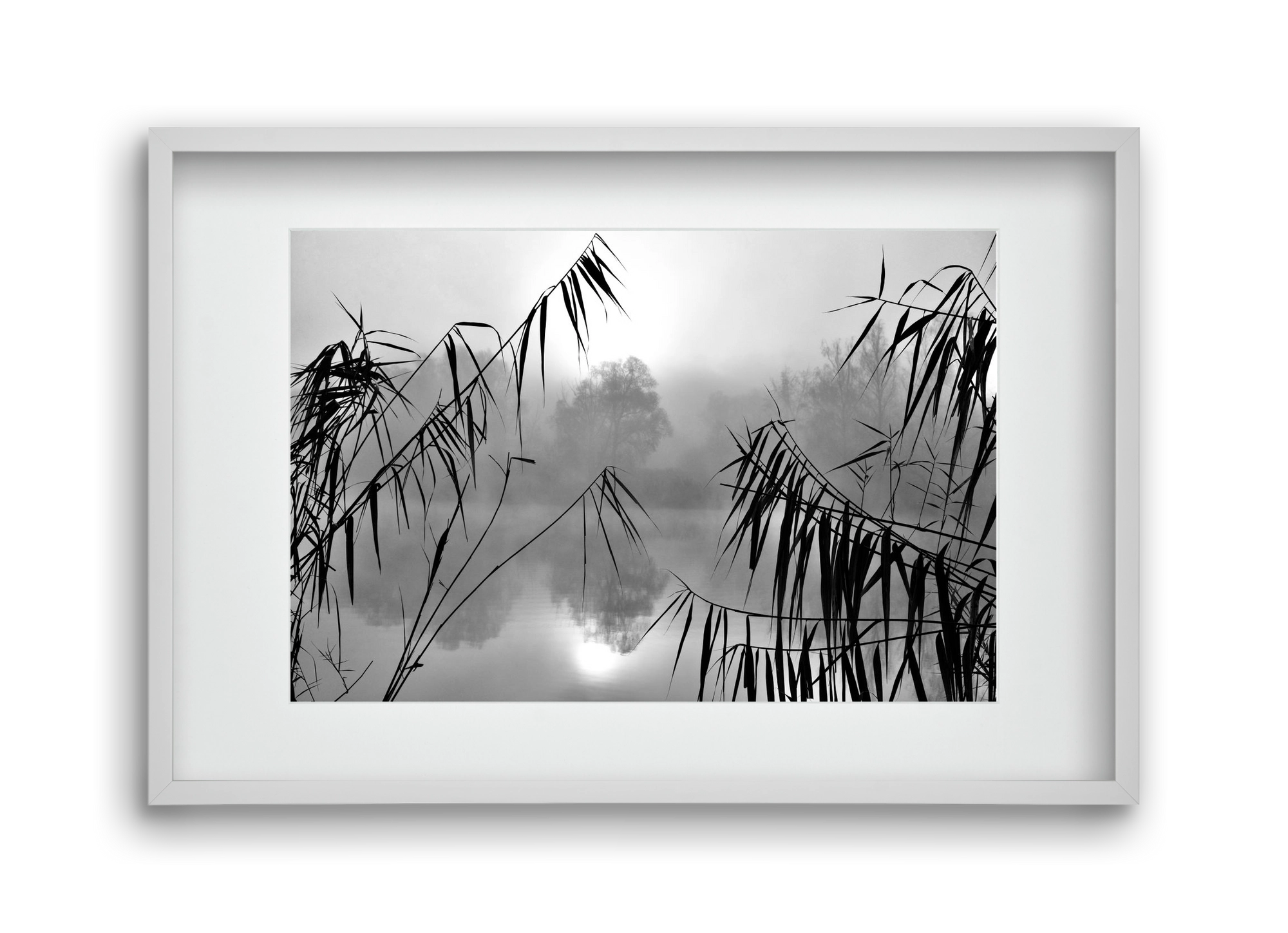 Cloud-land, 45x30 cm (30x20 cm), Fehér keret, paszpartuval