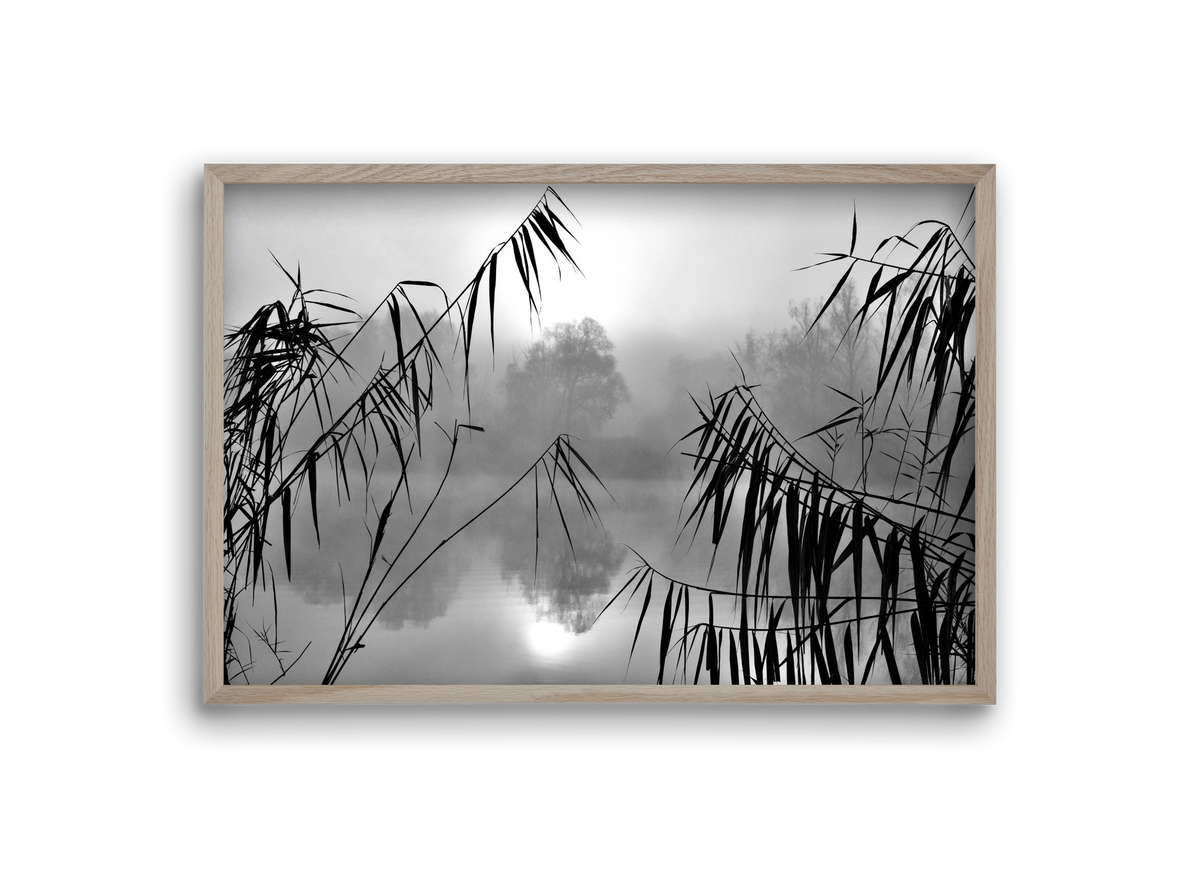 Cloud-land, 30x20 cm (30x20 cm), Tölgy keret