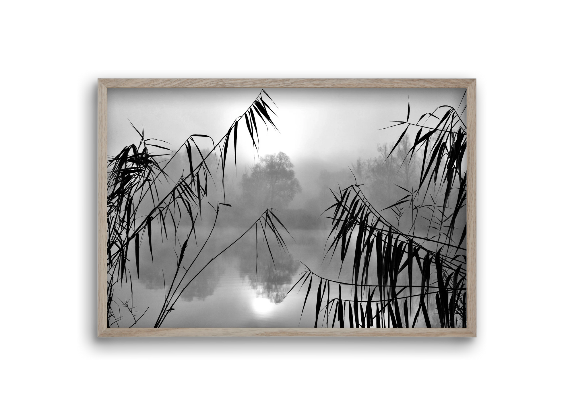 Cloud-land, 30x20 cm (30x20 cm), Tölgy keret