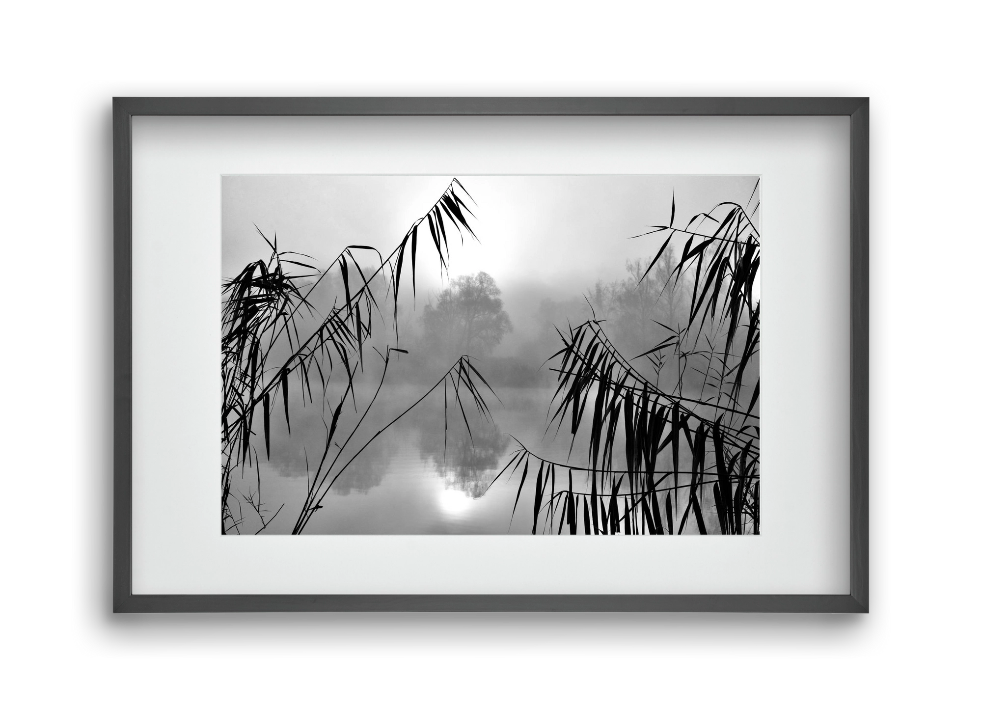 Cloud-land, 45x30 cm (30x20 cm), Fekete keret, paszpartuval