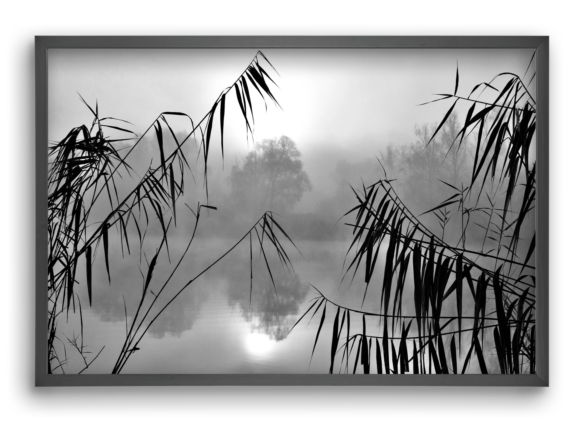 Cloud-land, 60x40 cm (60x40 cm), Fekete keret