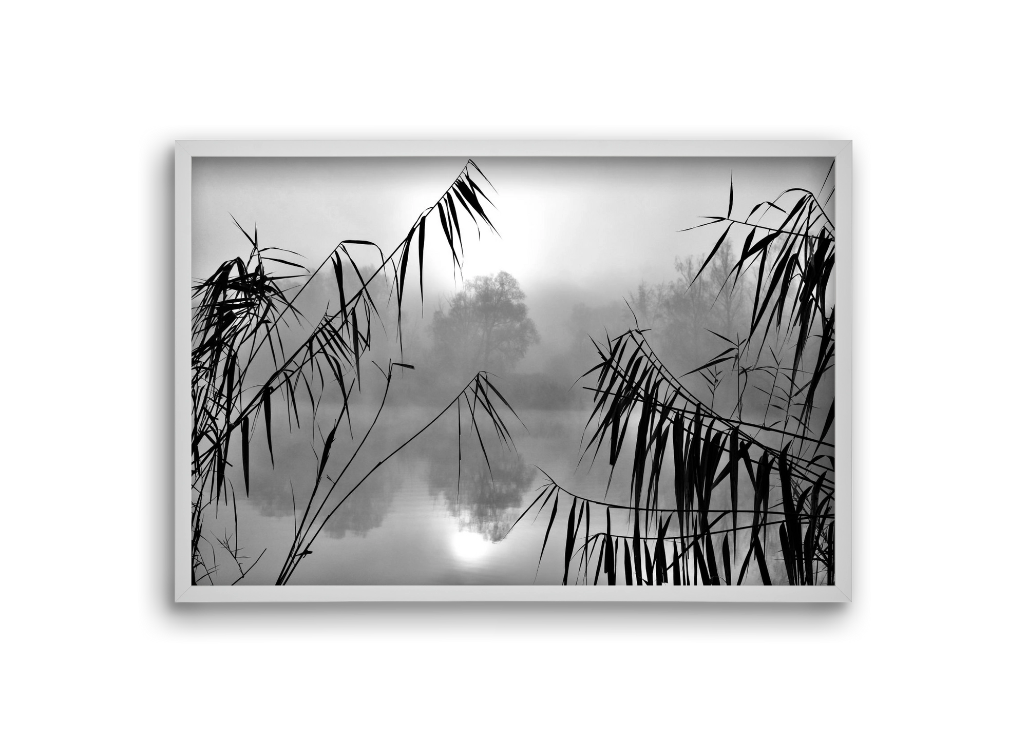 Cloud-land, 30x20 cm (30x20 cm), Fehér keret