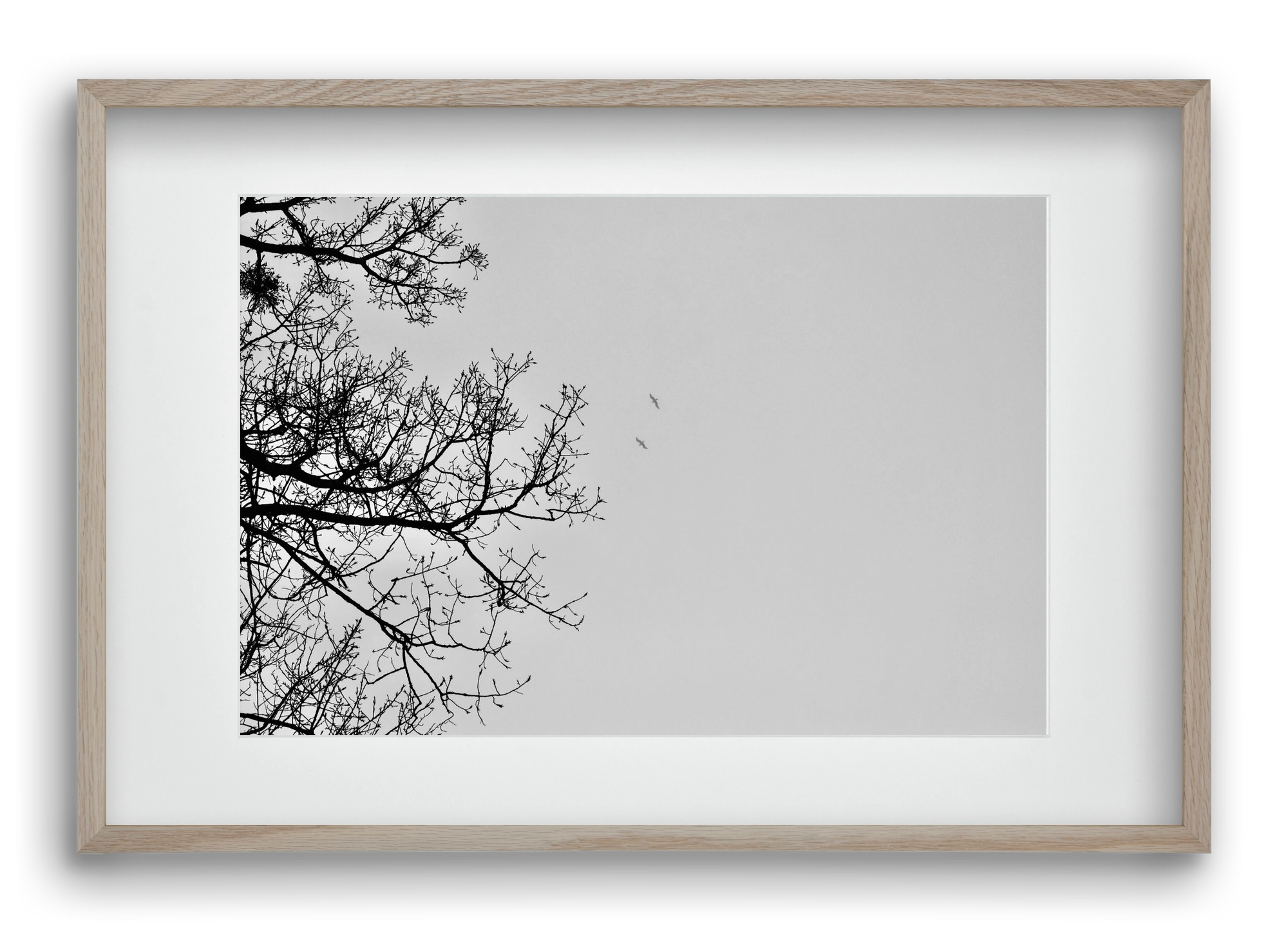 Living balance, 60x40 cm (45x30 cm), Tölgy keret, paszpartuval