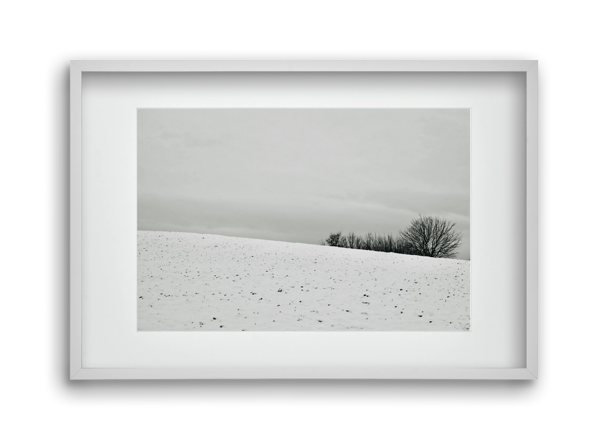 Hideaway, 45x30 cm (30x20 cm), Fehér keret, paszpartuval