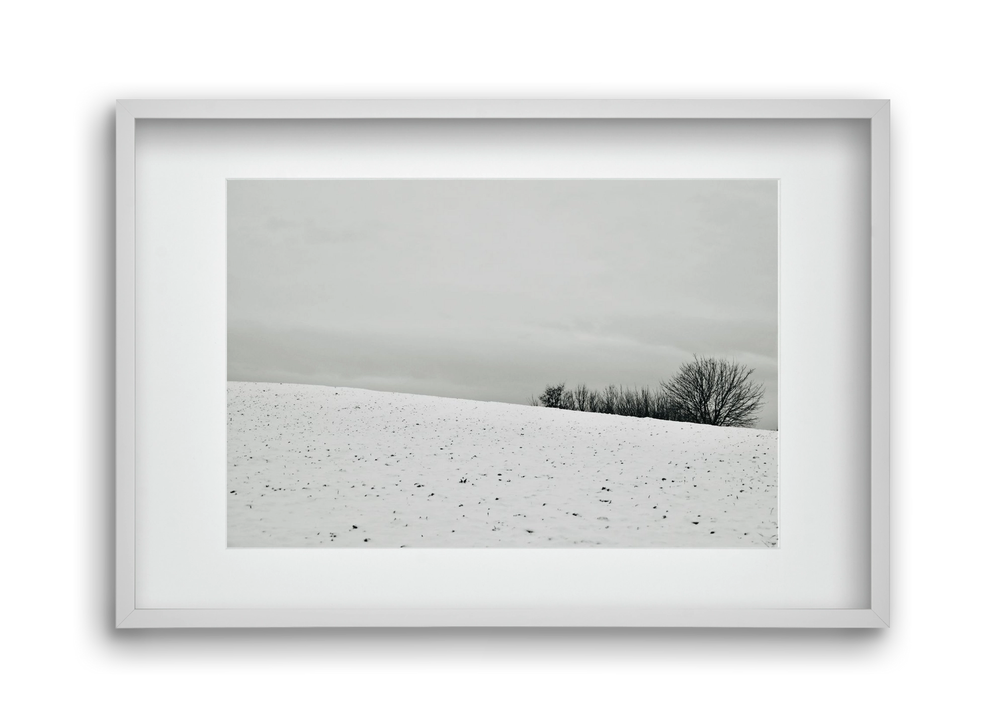 Hideaway, 45x30 cm (30x20 cm), Fehér keret, paszpartuval