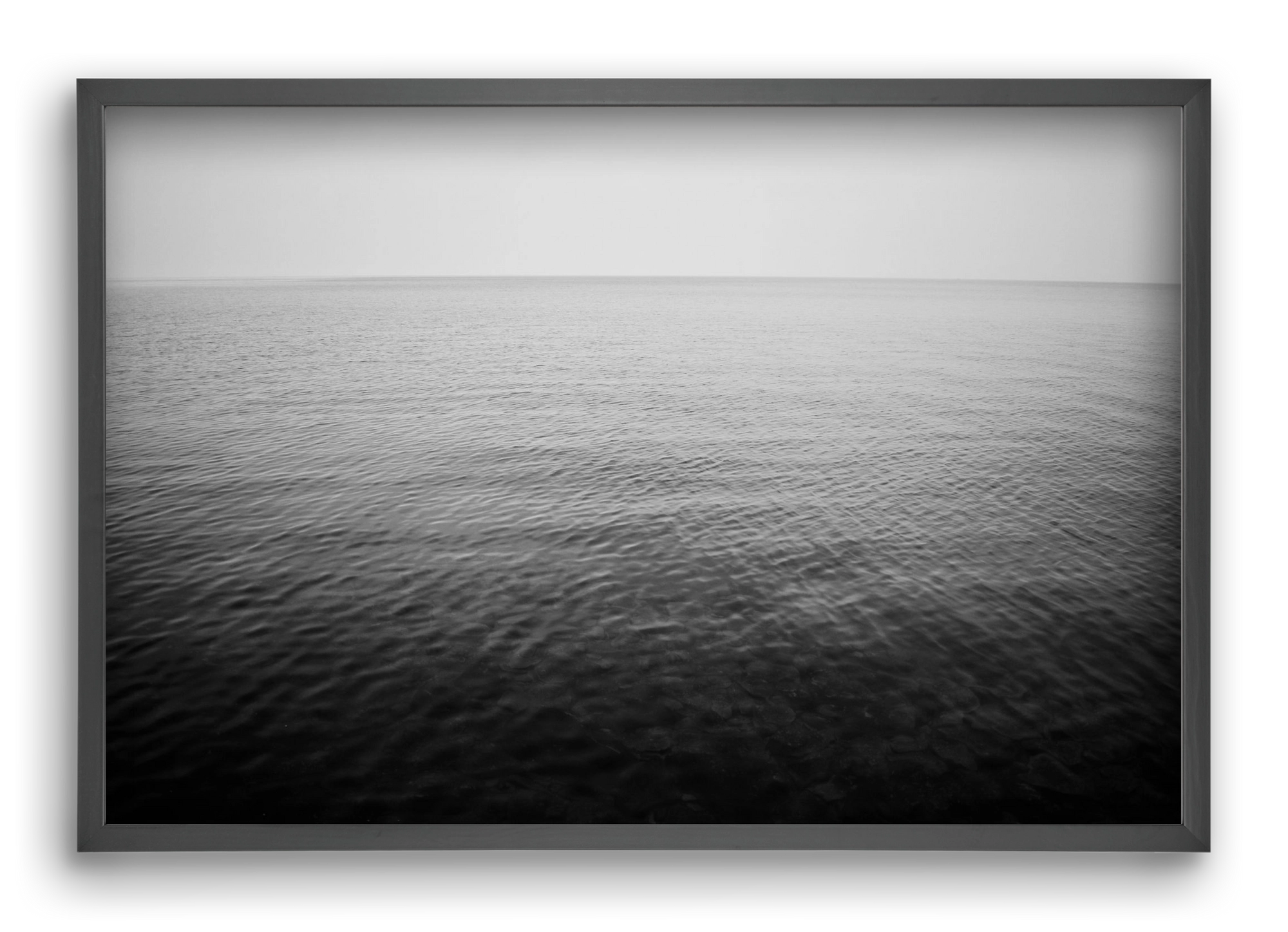 Misty Balaton, 60x40 cm (60x40 cm), Fekete keret