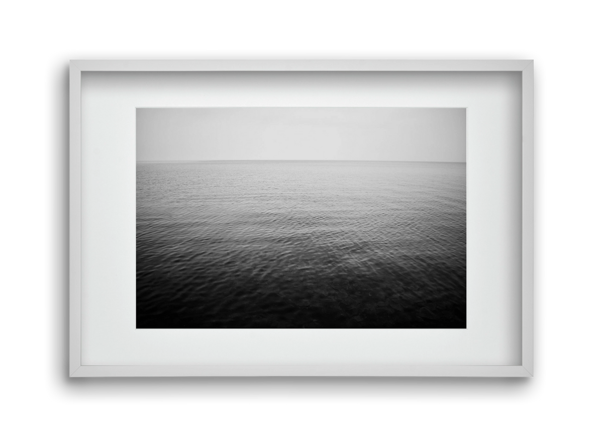 Misty Balaton, 45x30 cm (30x20 cm), Fehér keret, paszpartuval