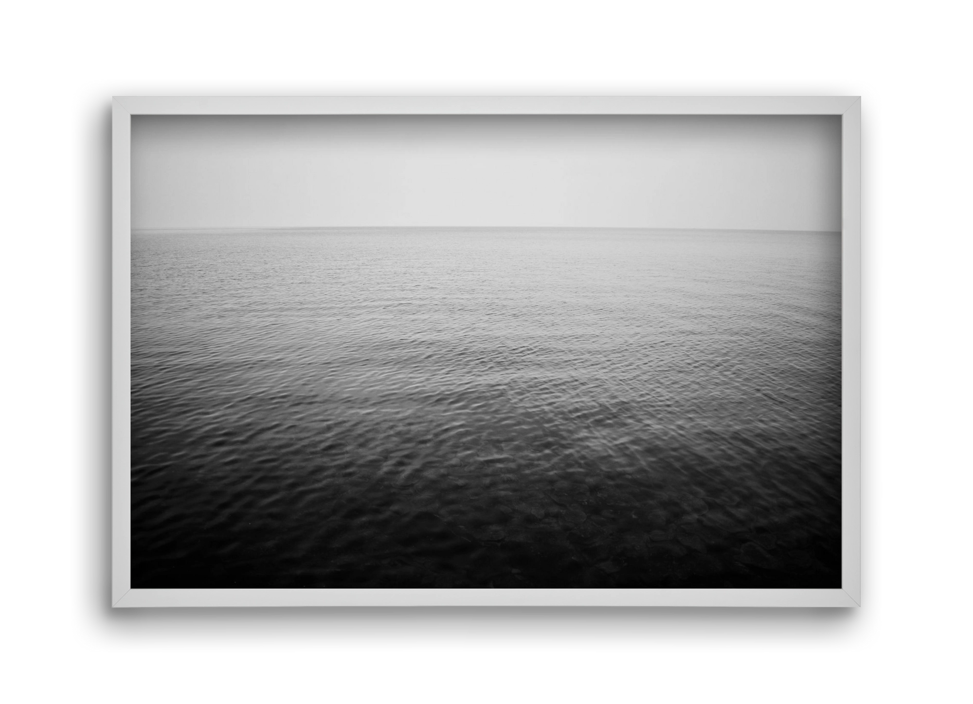 Misty Balaton, 45x30 cm (45x30 cm), Fehér keret