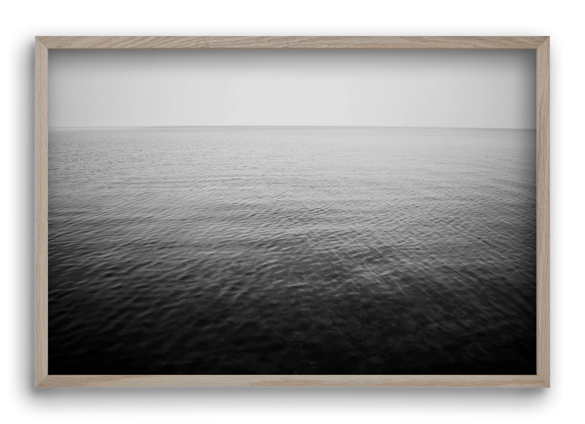 Misty Balaton, 60x40 cm (60x40 cm), Tölgy keret