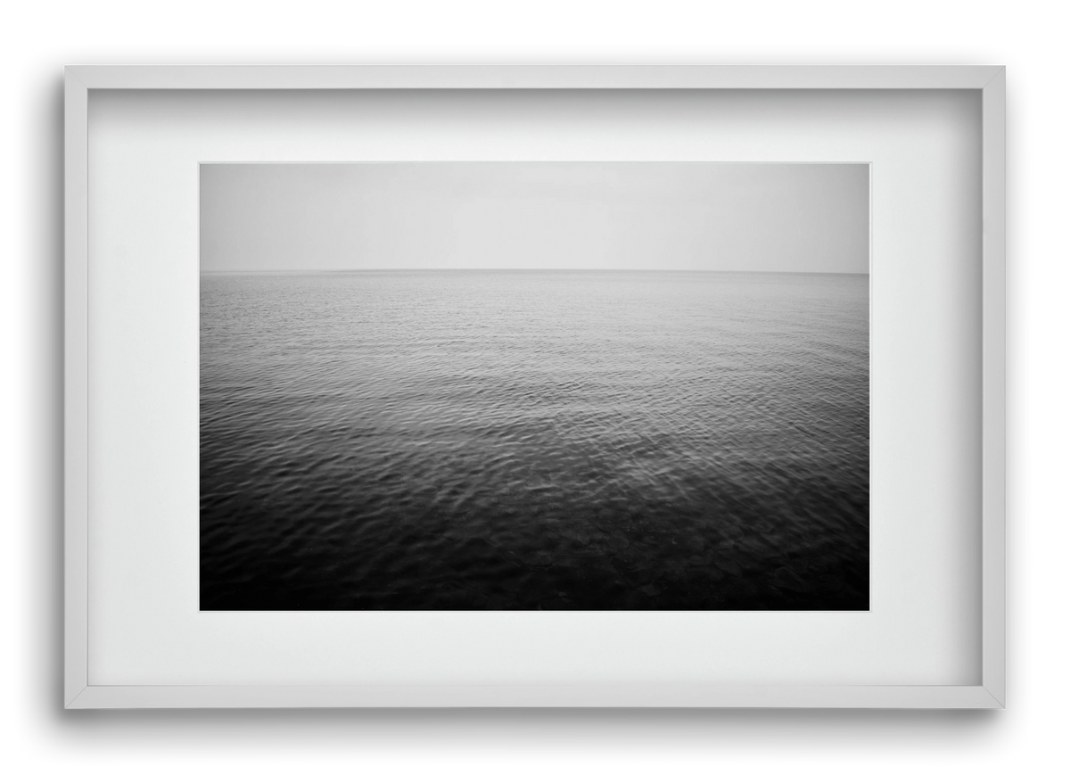 Misty Balaton, 60x40 cm (45x30 cm), Fehér keret, paszpartuval