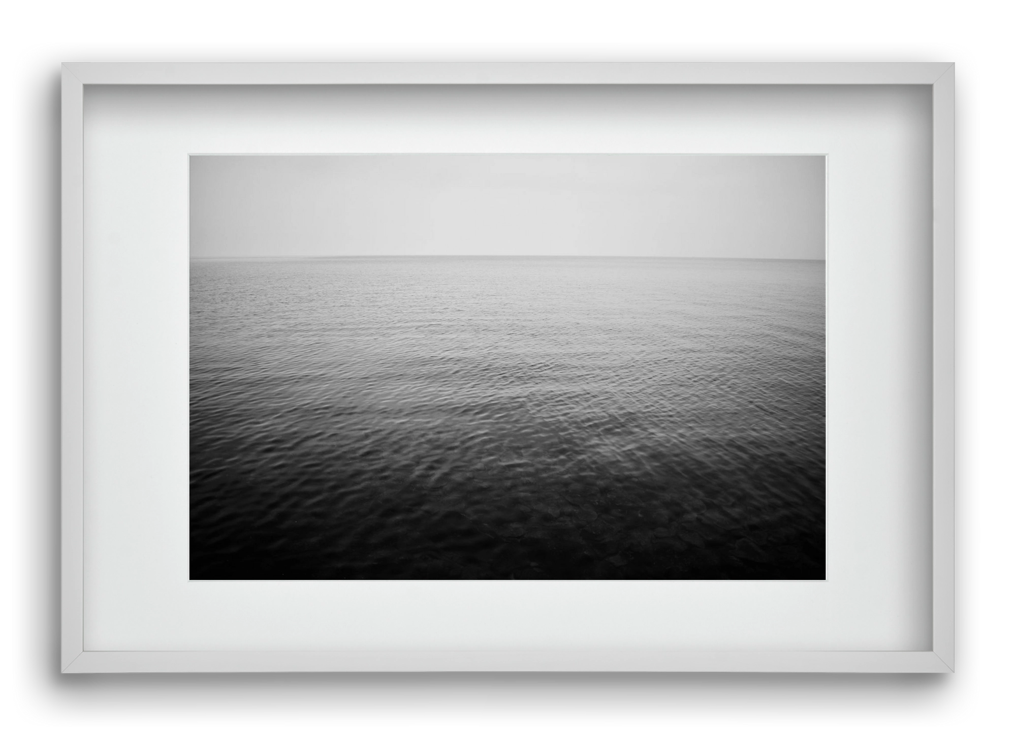 Misty Balaton, 60x40 cm (45x30 cm), Fehér keret, paszpartuval