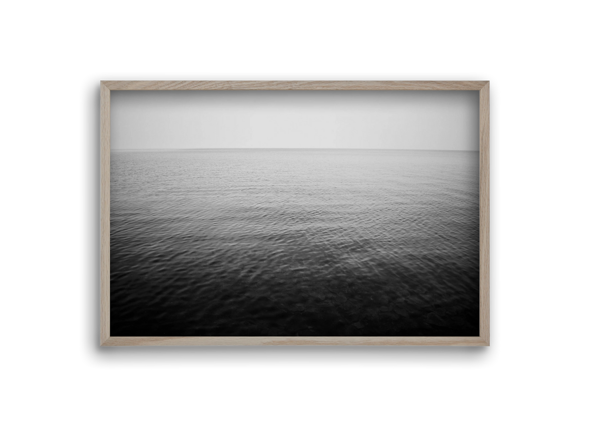 Misty Balaton, 30x20 cm (30x20 cm), Tölgy keret