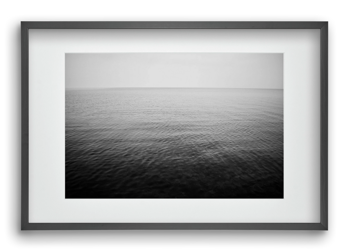 Misty Balaton, 60x40 cm (45x30 cm), Fekete keret, paszpartuval