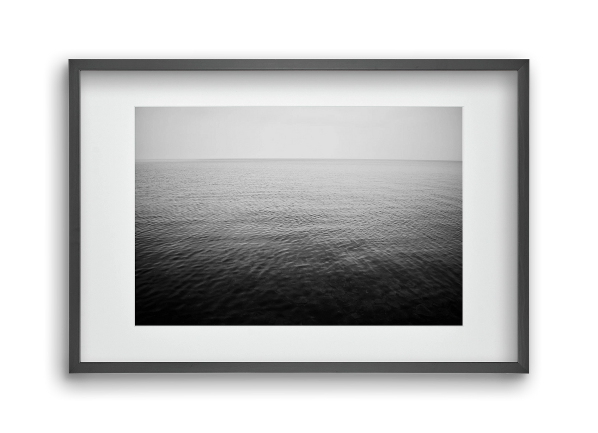 Misty Balaton, 45x30 cm (30x20 cm), Fekete keret, paszpartuval