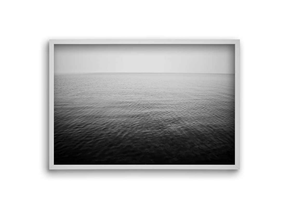 Misty Balaton, 30x20 cm (30x20 cm), Fehér keret