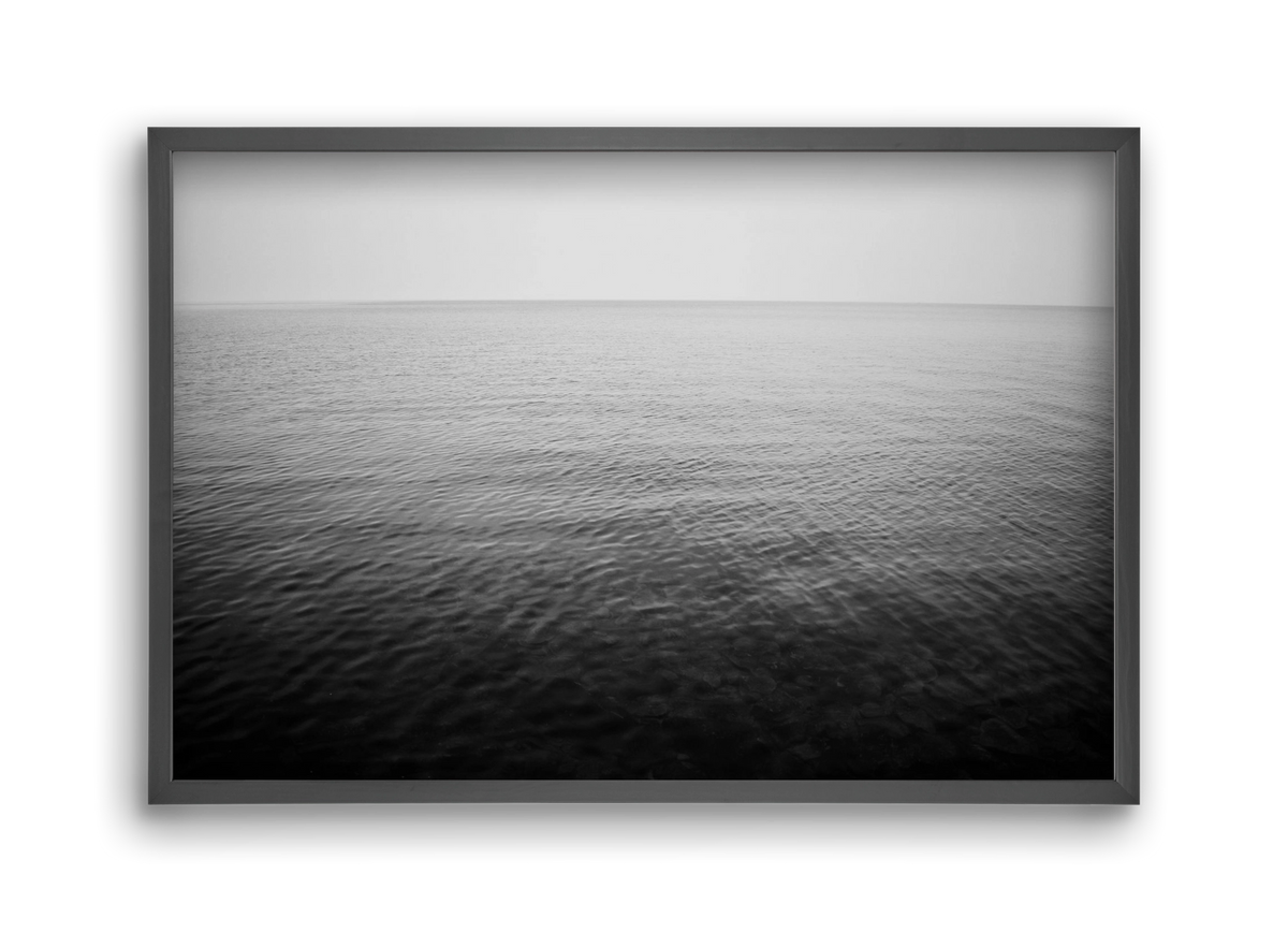 Misty Balaton, 45x30 cm (45x30 cm), Fekete keret