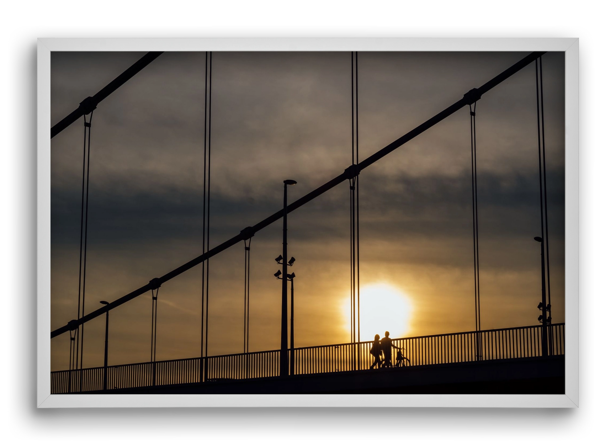 TOGETHER, 60x40 cm (60x40 cm), Fehér keret