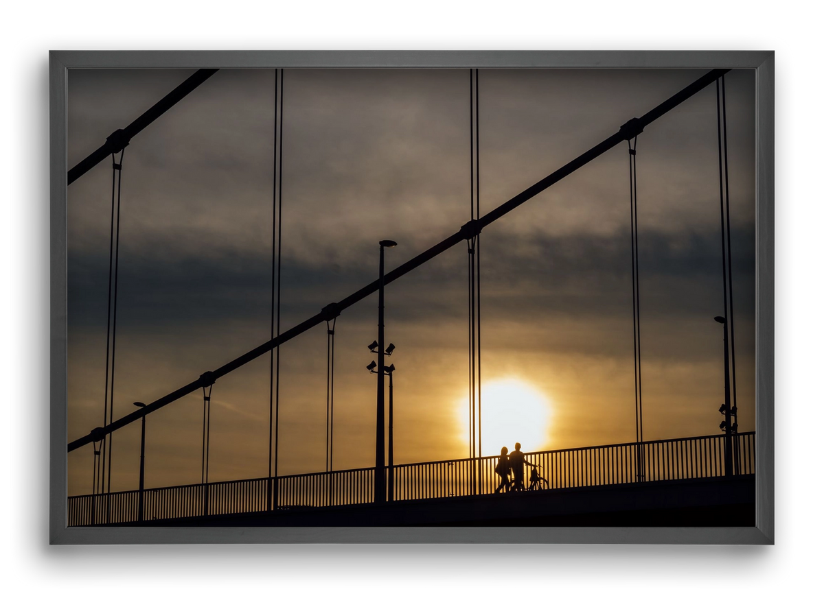 TOGETHER, 60x40 cm (60x40 cm), Fekete keret