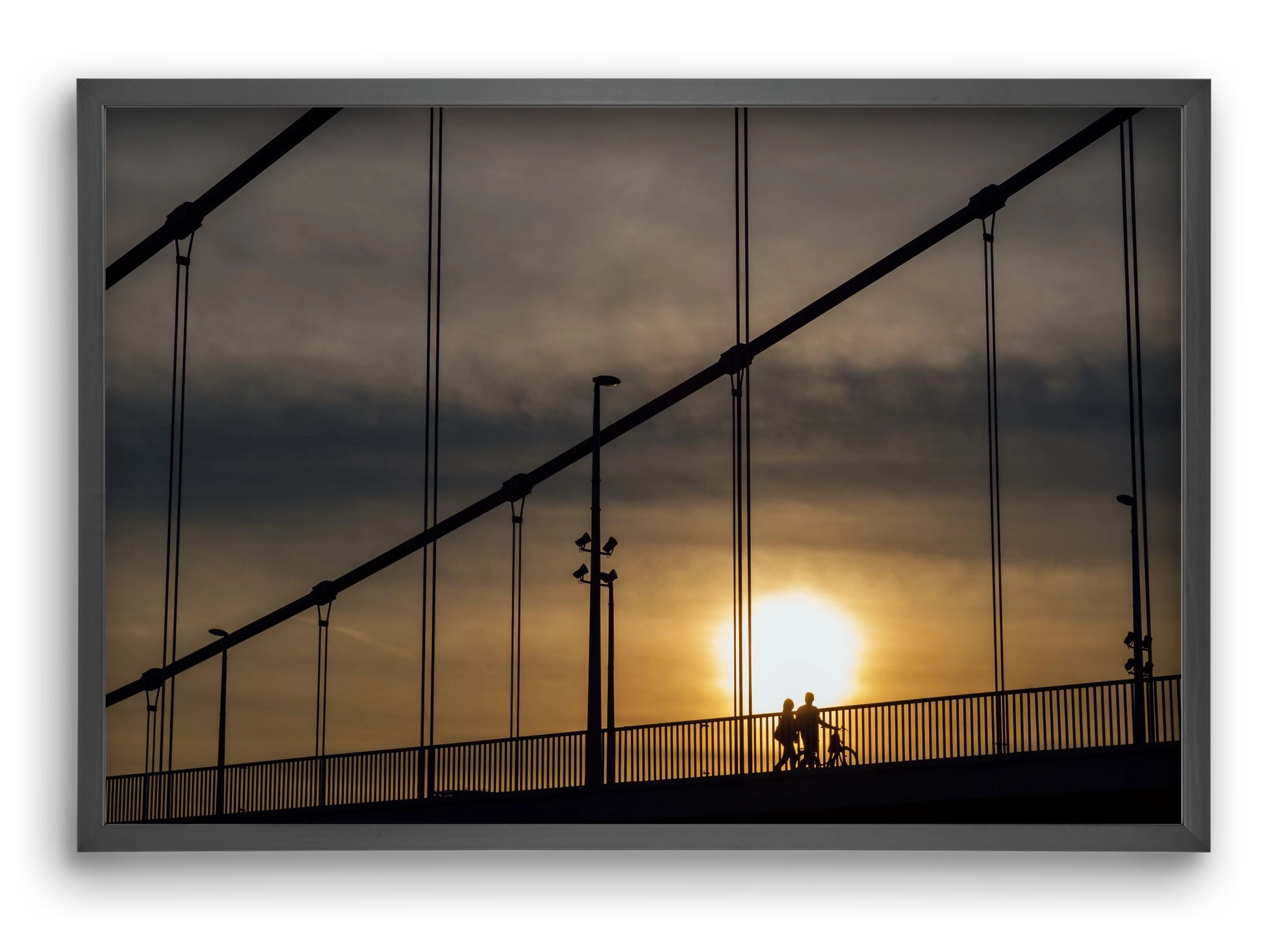 TOGETHER, 60x40 cm (60x40 cm), Fekete keret