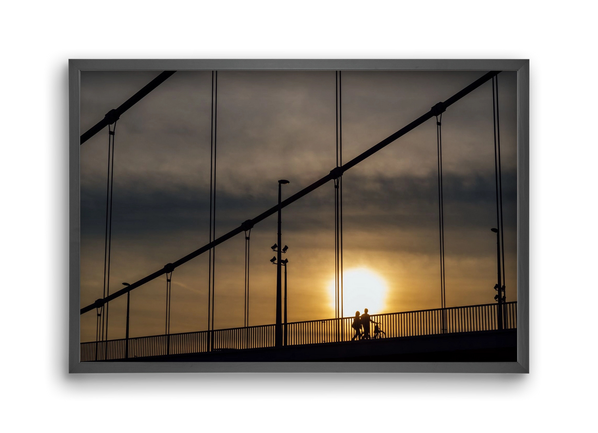 TOGETHER, 45x30 cm (45x30 cm), Fekete keret