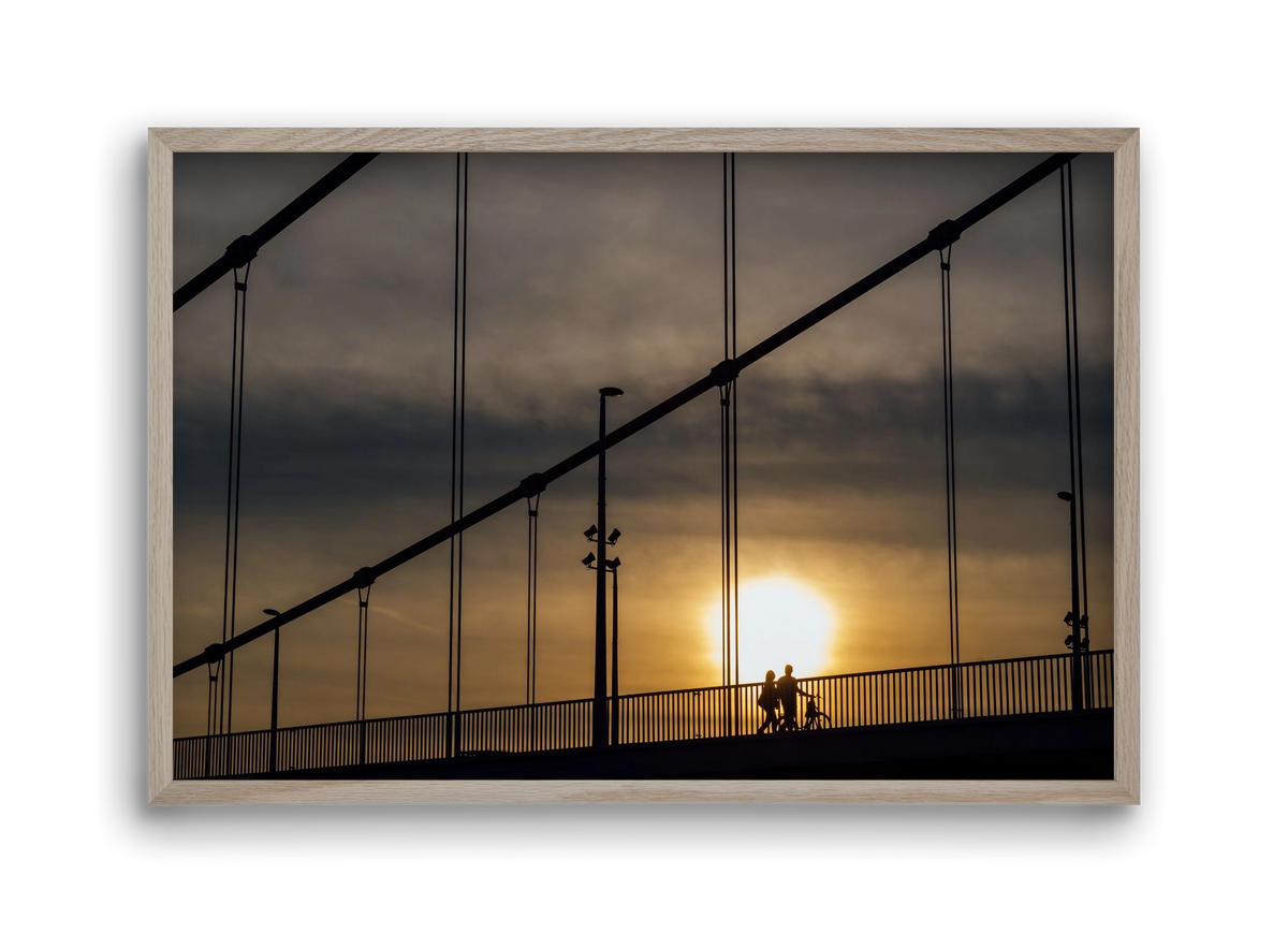 TOGETHER, 45x30 cm (45x30 cm), Tölgy keret