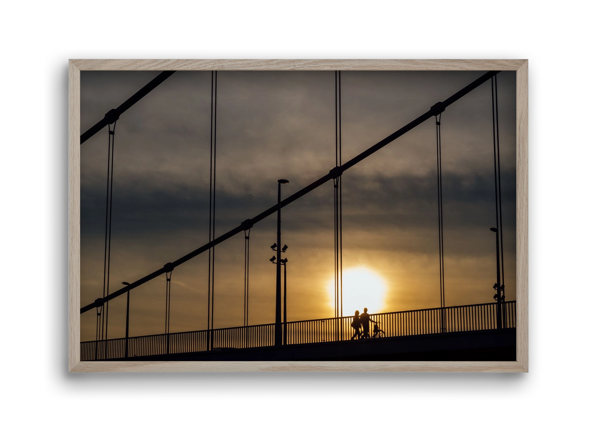 TOGETHER, 45x30 cm (45x30 cm), Tölgy keret