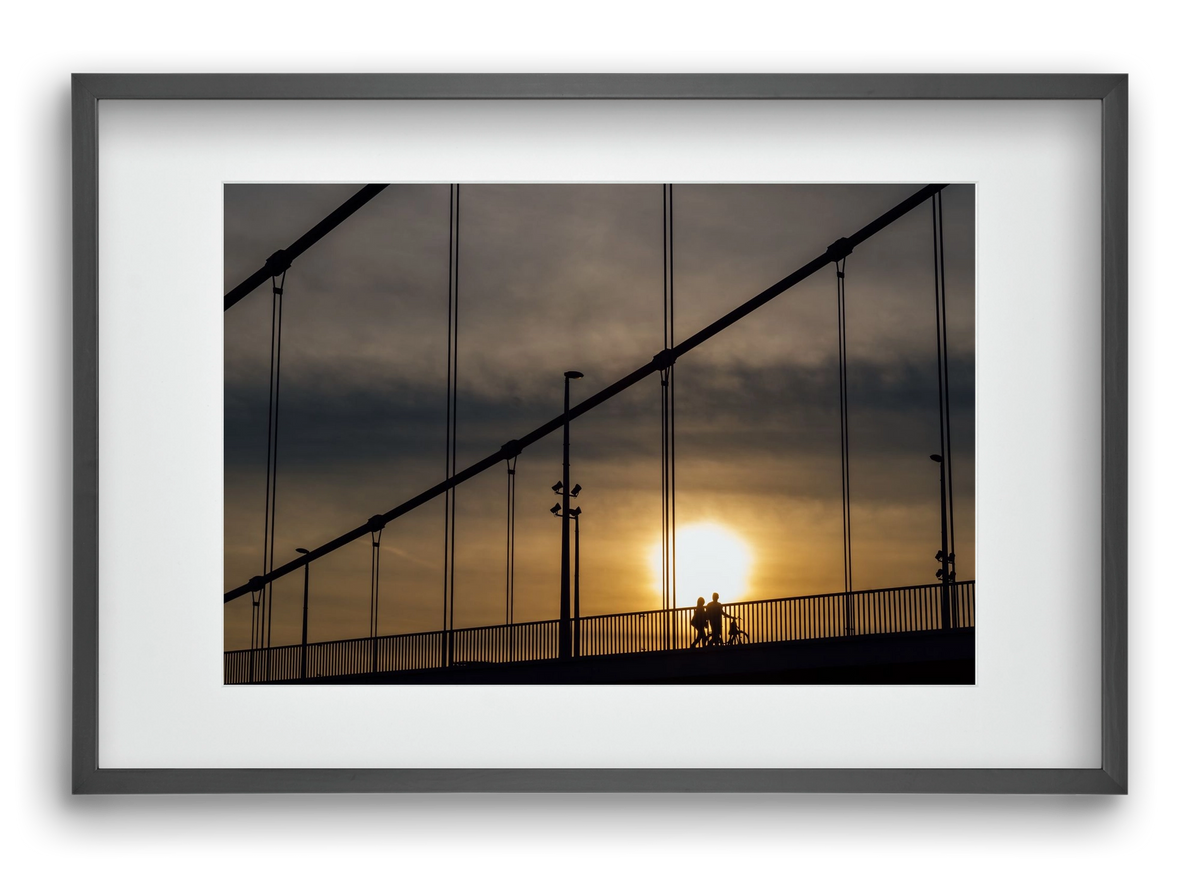 TOGETHER, 60x40 cm (45x30 cm), Fekete keret, paszpartuval