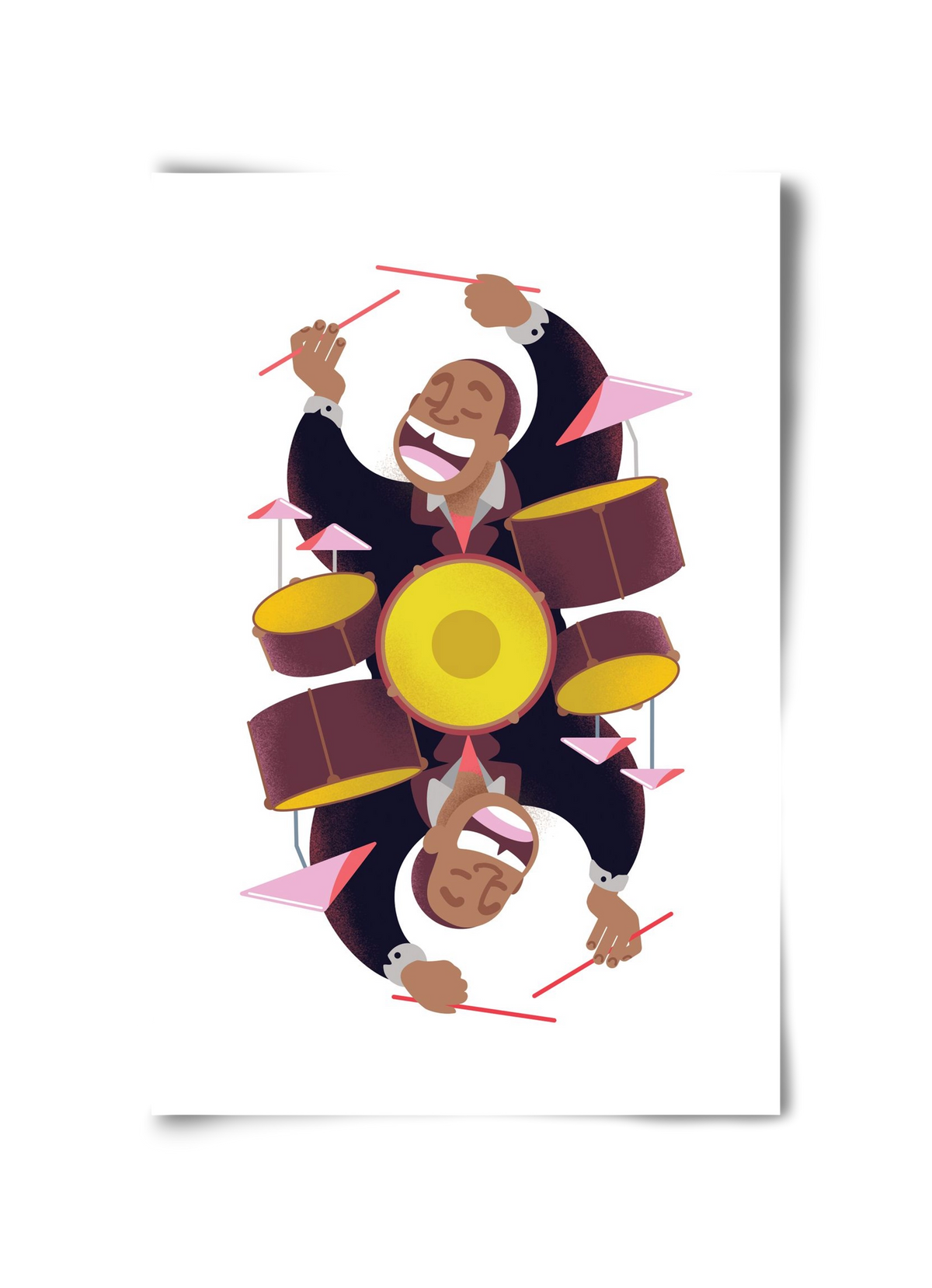 Jazz musician series - Art Blakey, 30x45 cm, Keret nélkül