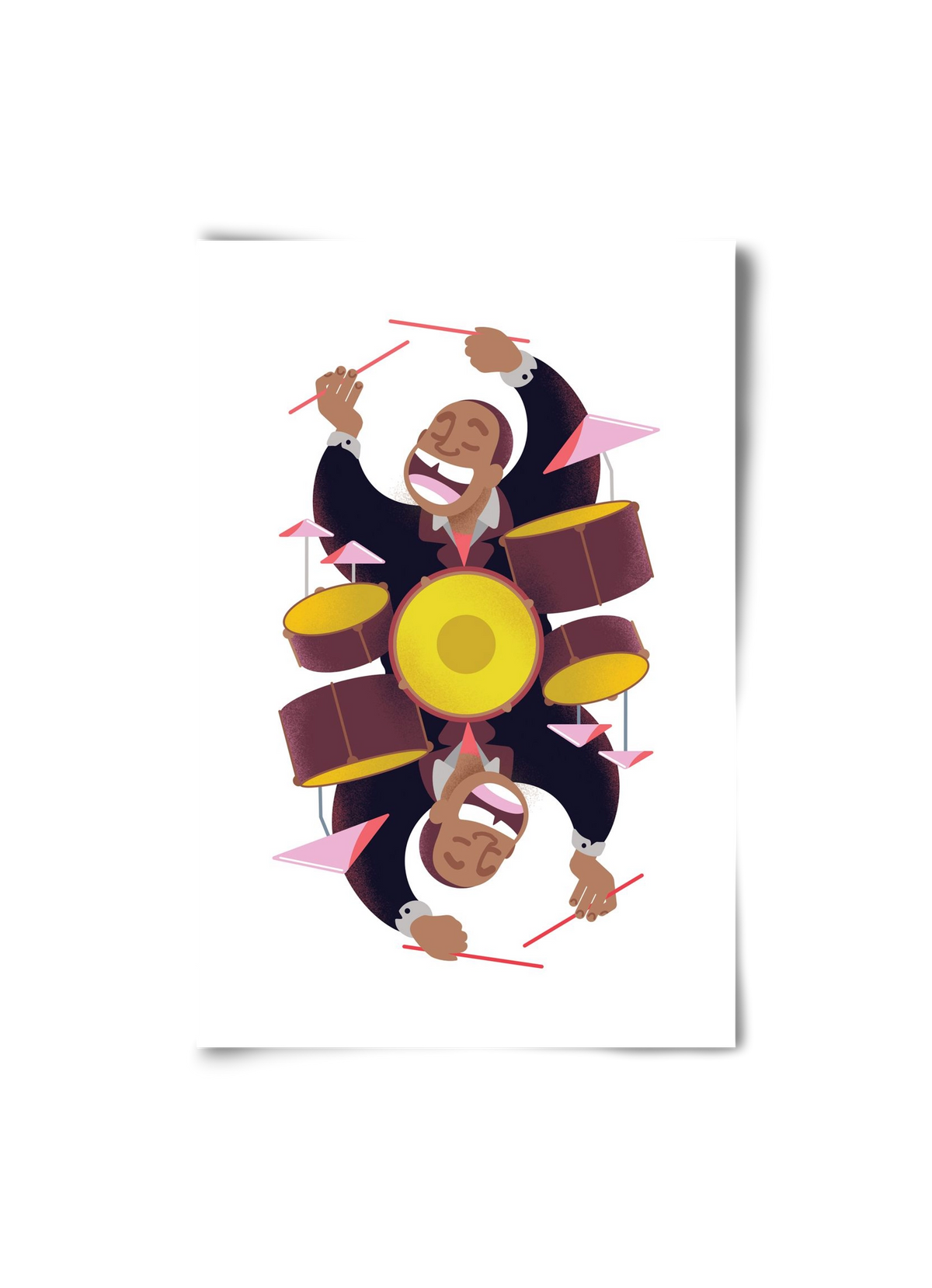 Jazz musician series - Art Blakey, 20x30 cm, Keret nélkül