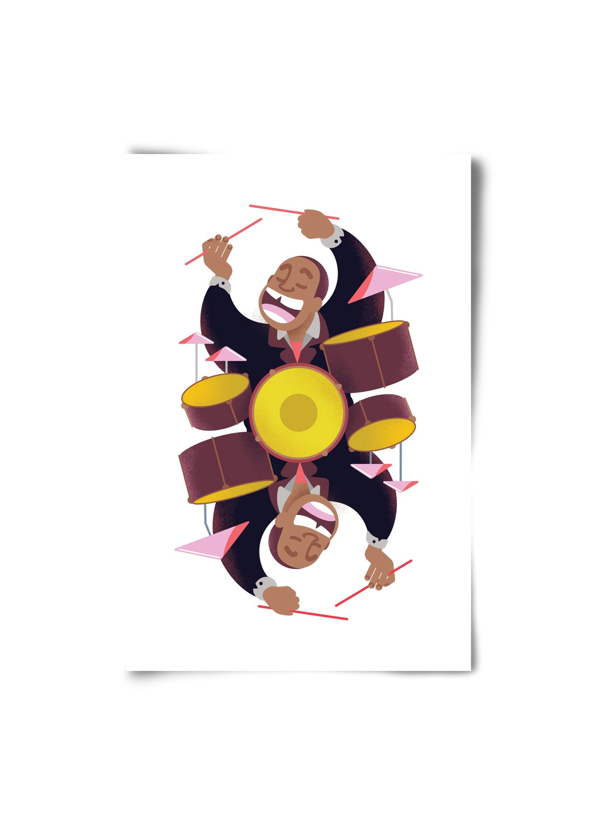 Jazz musician series - Art Blakey, 20x30 cm, Keret nélkül