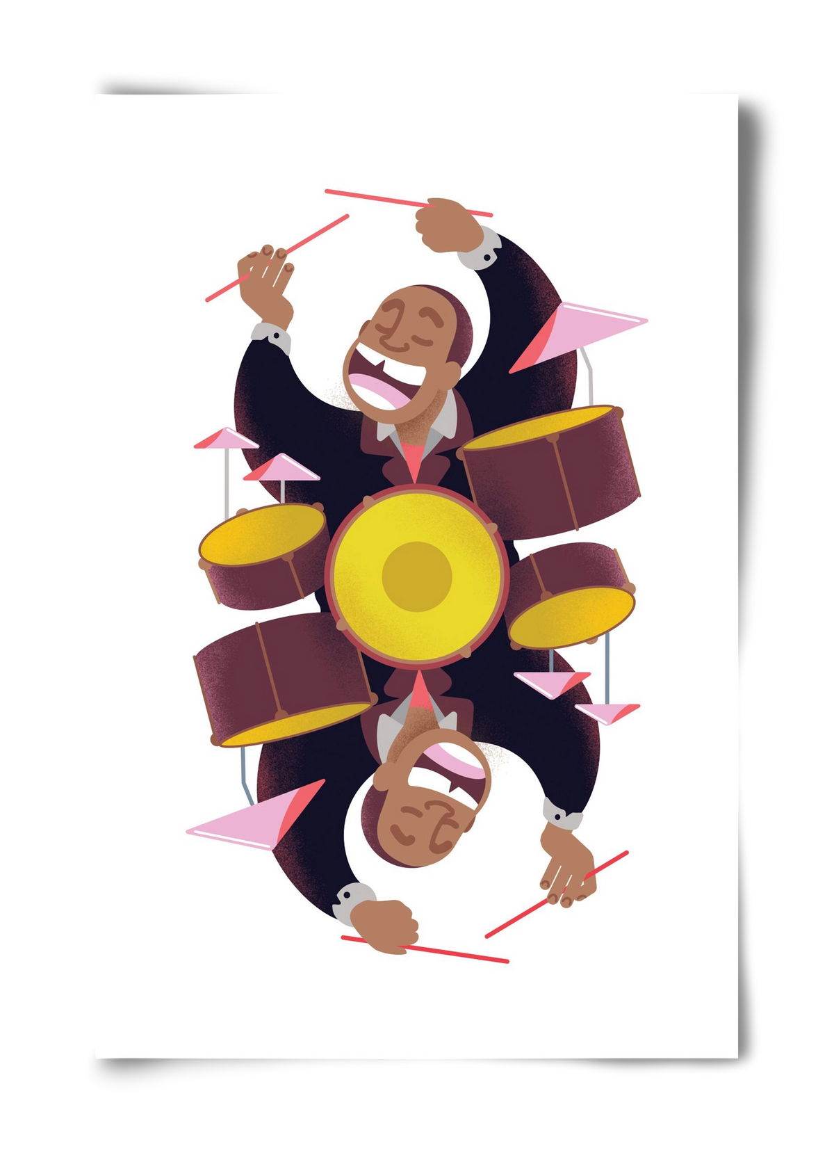 Jazz musician series - Art Blakey, 40x60 cm, Keret nélkül