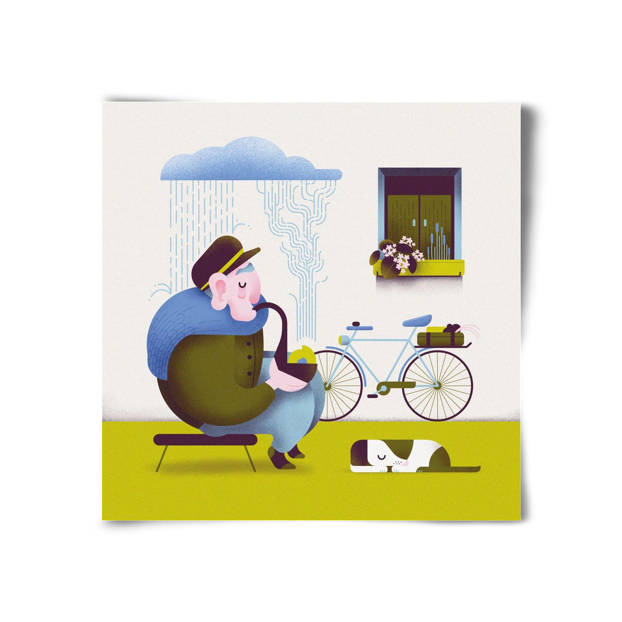 Recycle, 30x30 cm, Keret nélkül