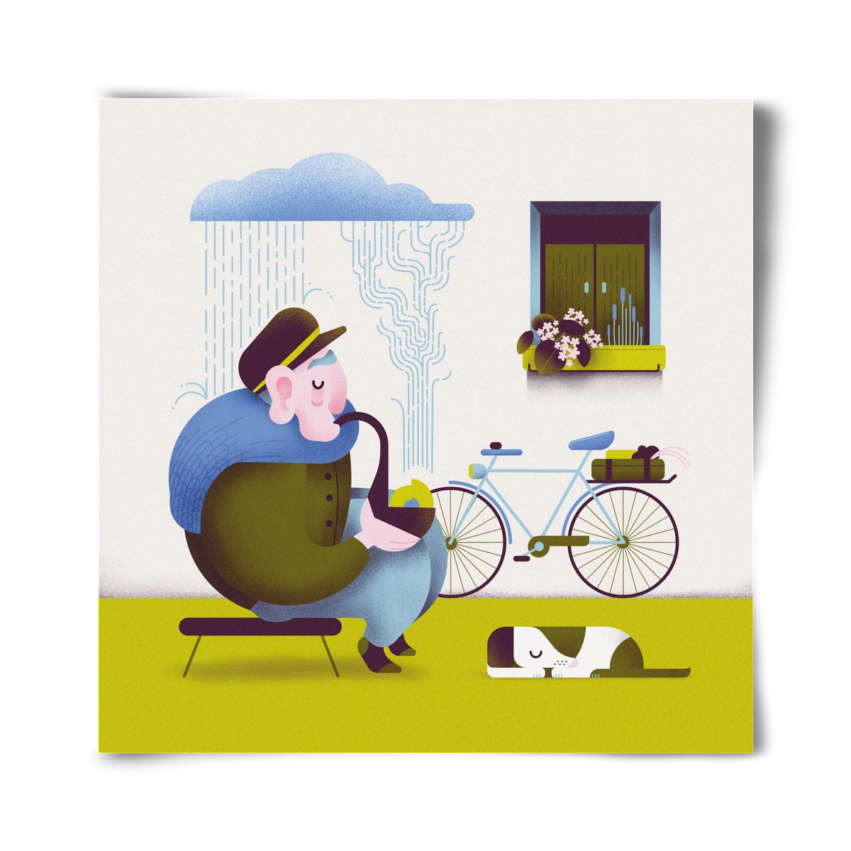 Recycle, 40x40 cm, Keret nélkül