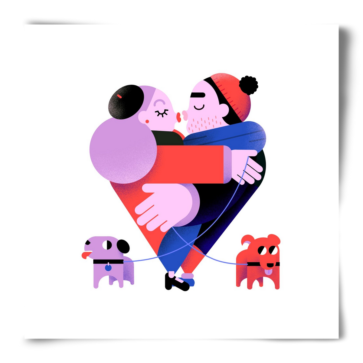 Valentines, 50x50 cm, Keret nélkül