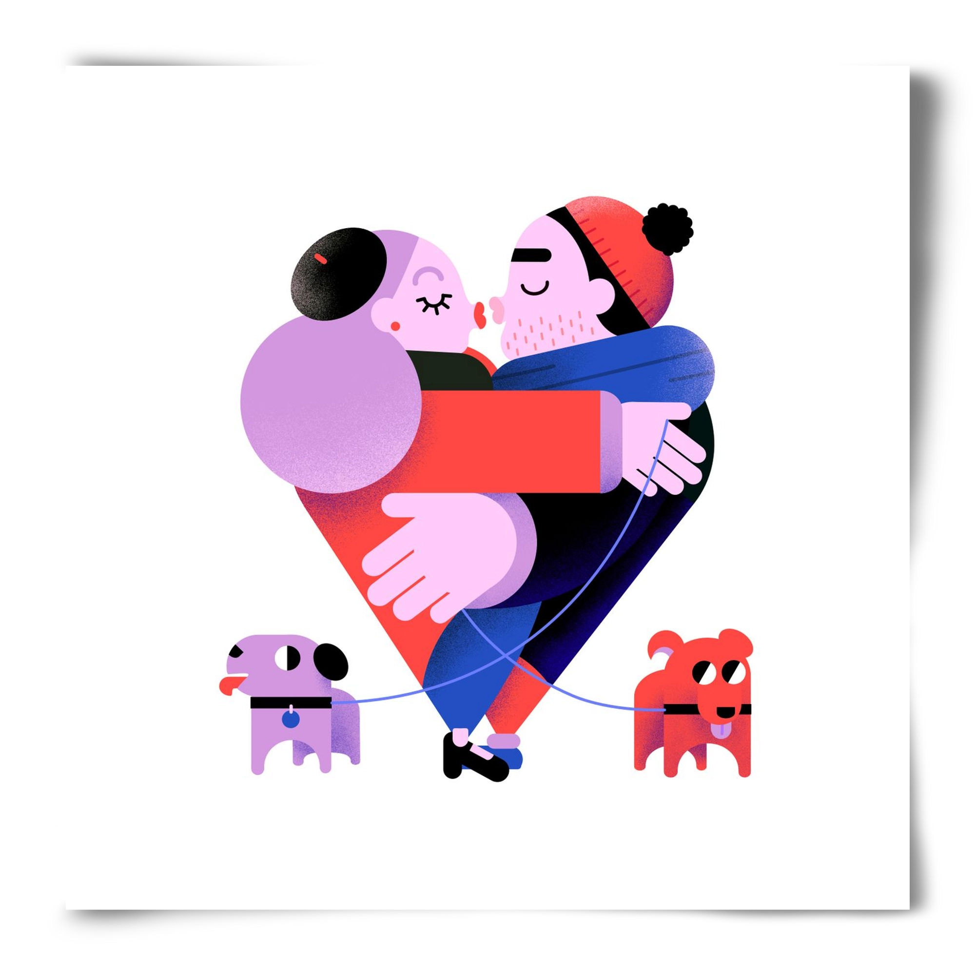 Valentines, 50x50 cm, Keret nélkül