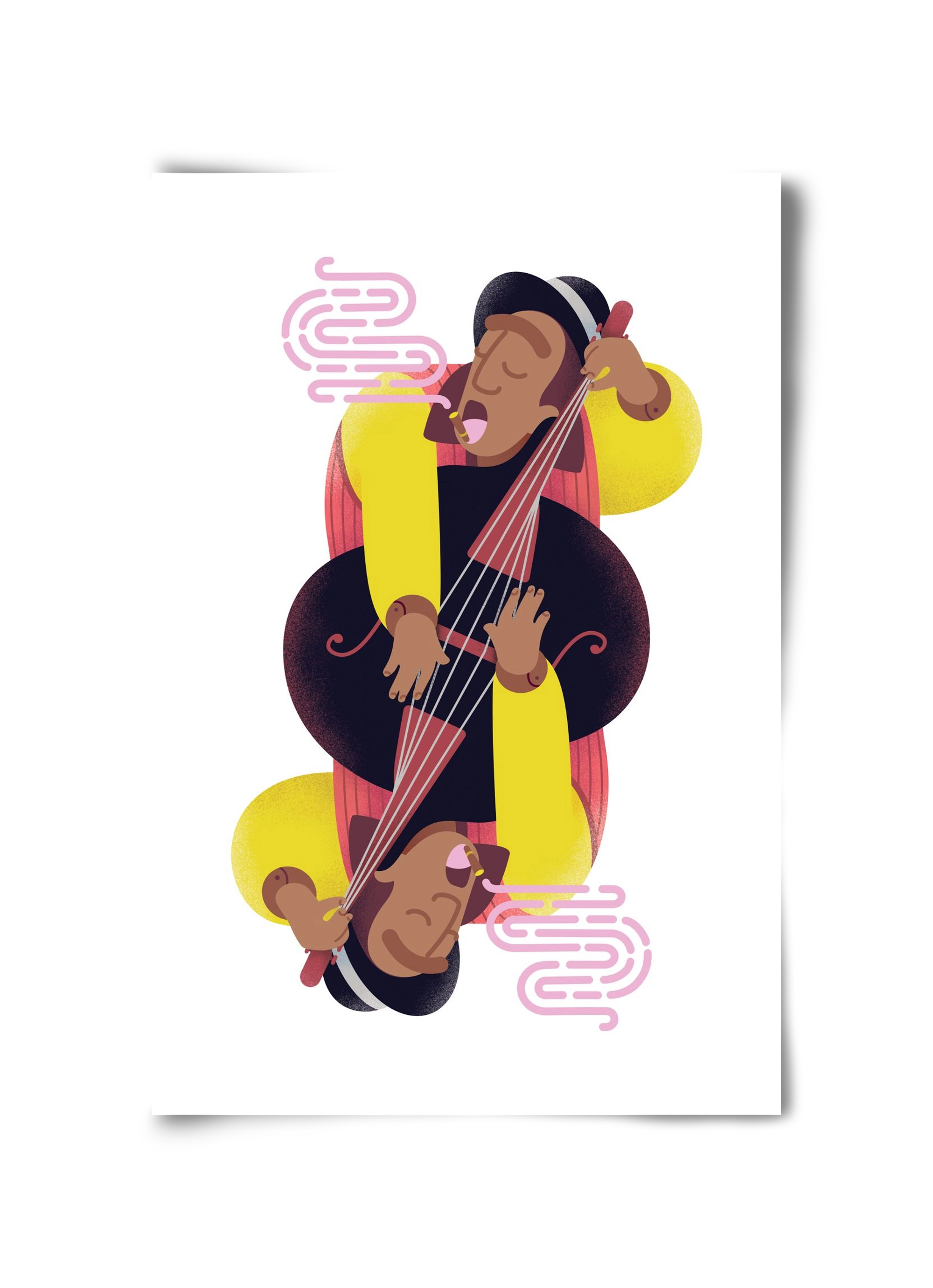 Jazz musician series - Ray, 30x45 cm, Keret nélkül