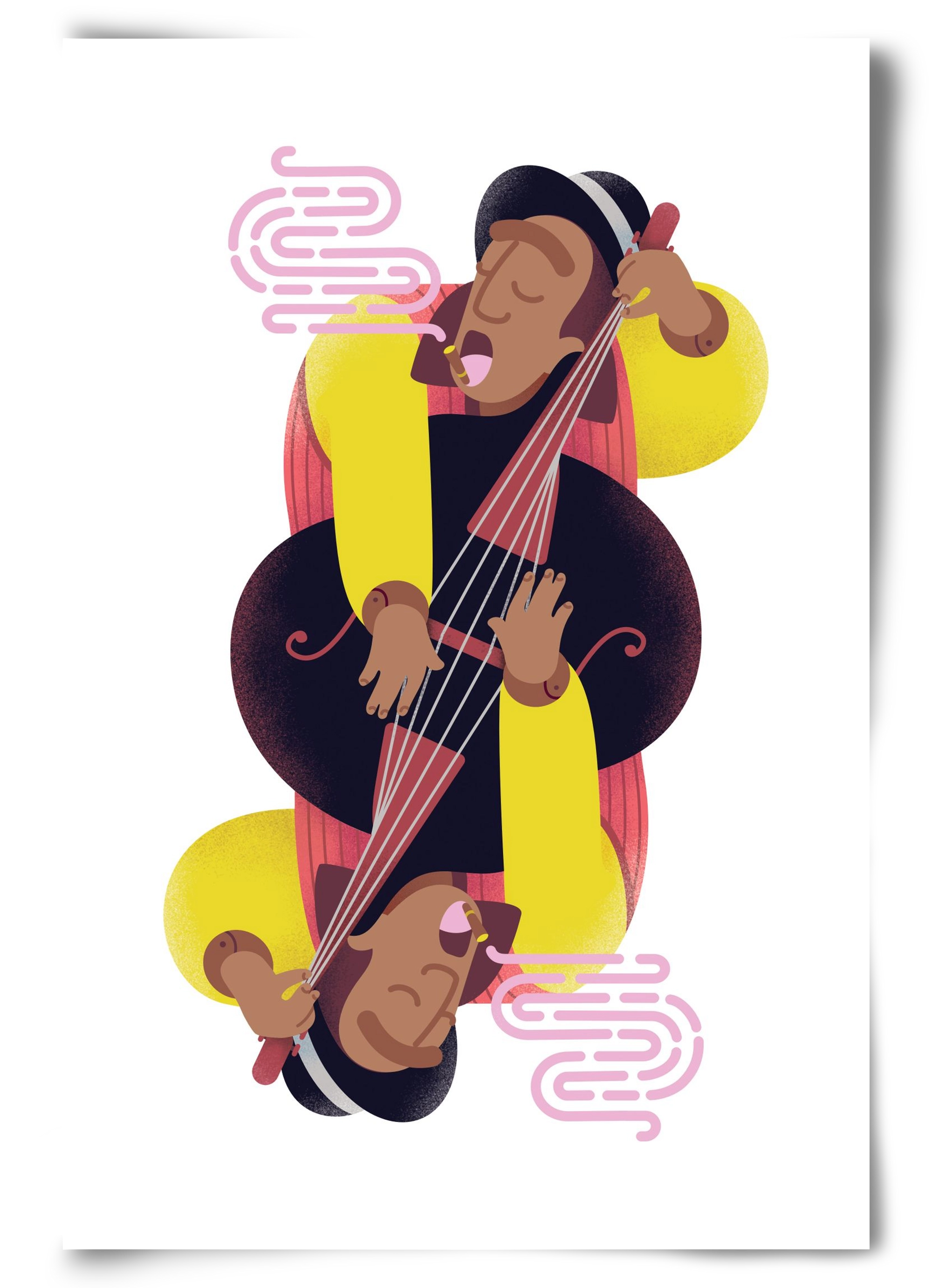 Jazz musician series - Ray, 60x90 cm, Keret nélkül