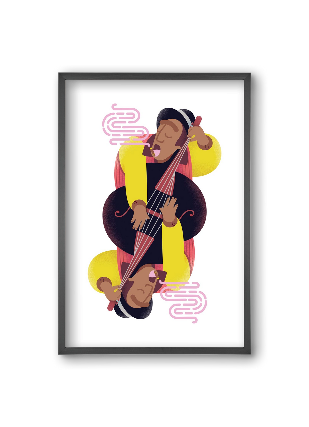 Jazz musician series - Ray, 20x30 cm (20x30 cm), Fekete keret