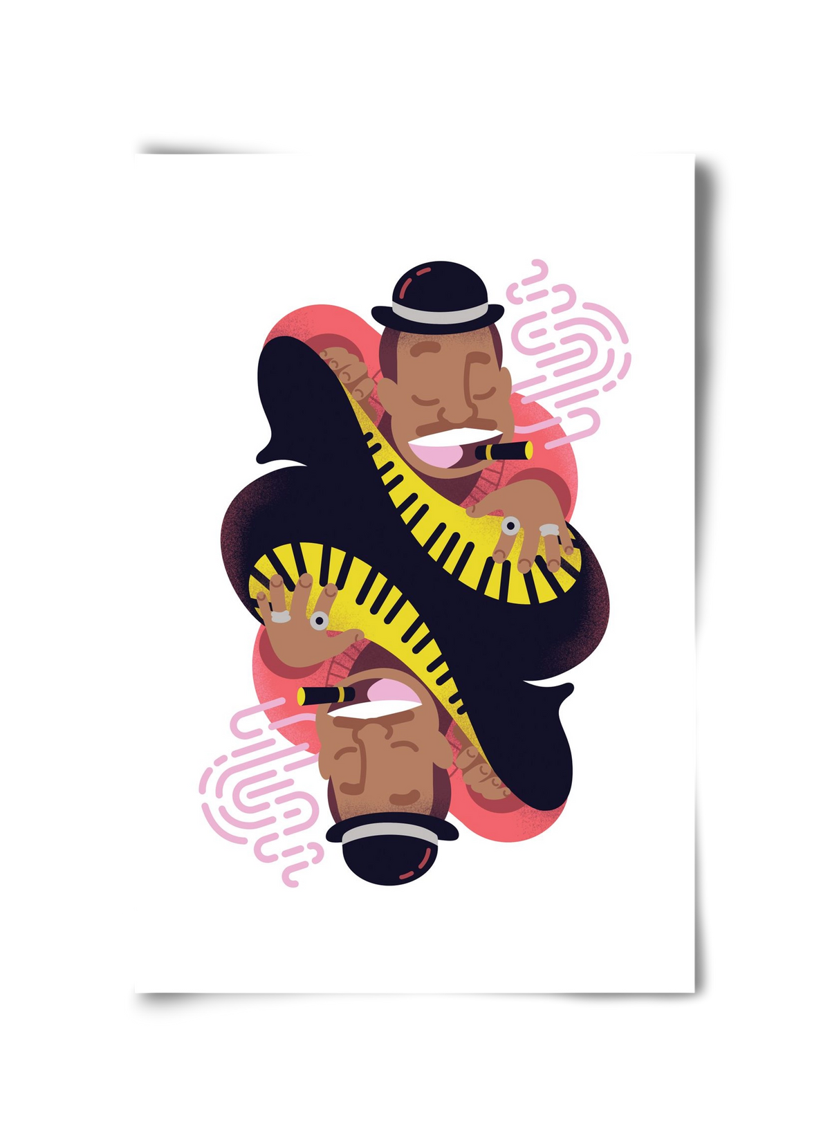 Jazz music series - Duke, 30x45 cm, Keret nélkül