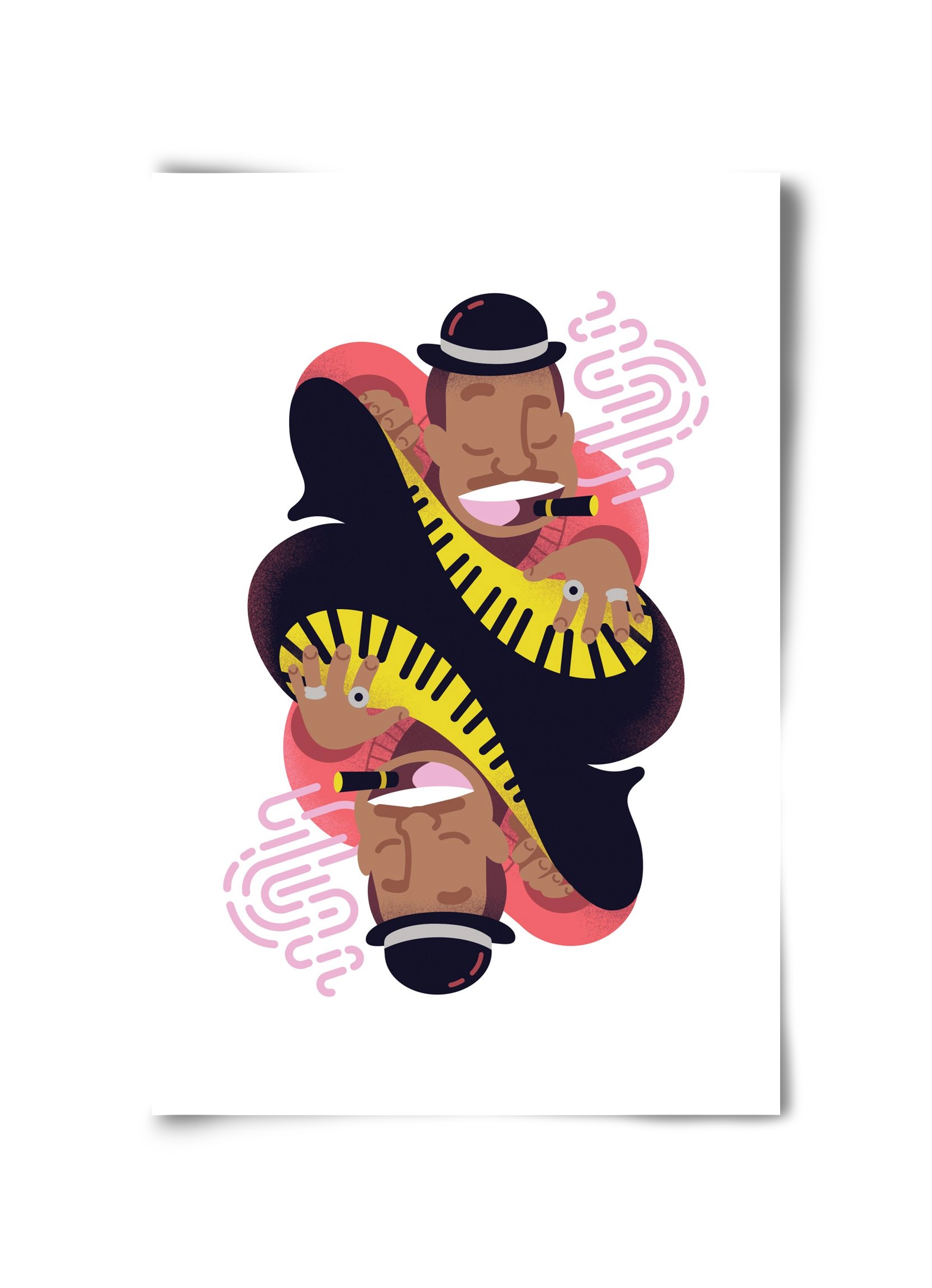 Jazz music series - Duke, 30x45 cm, Keret nélkül