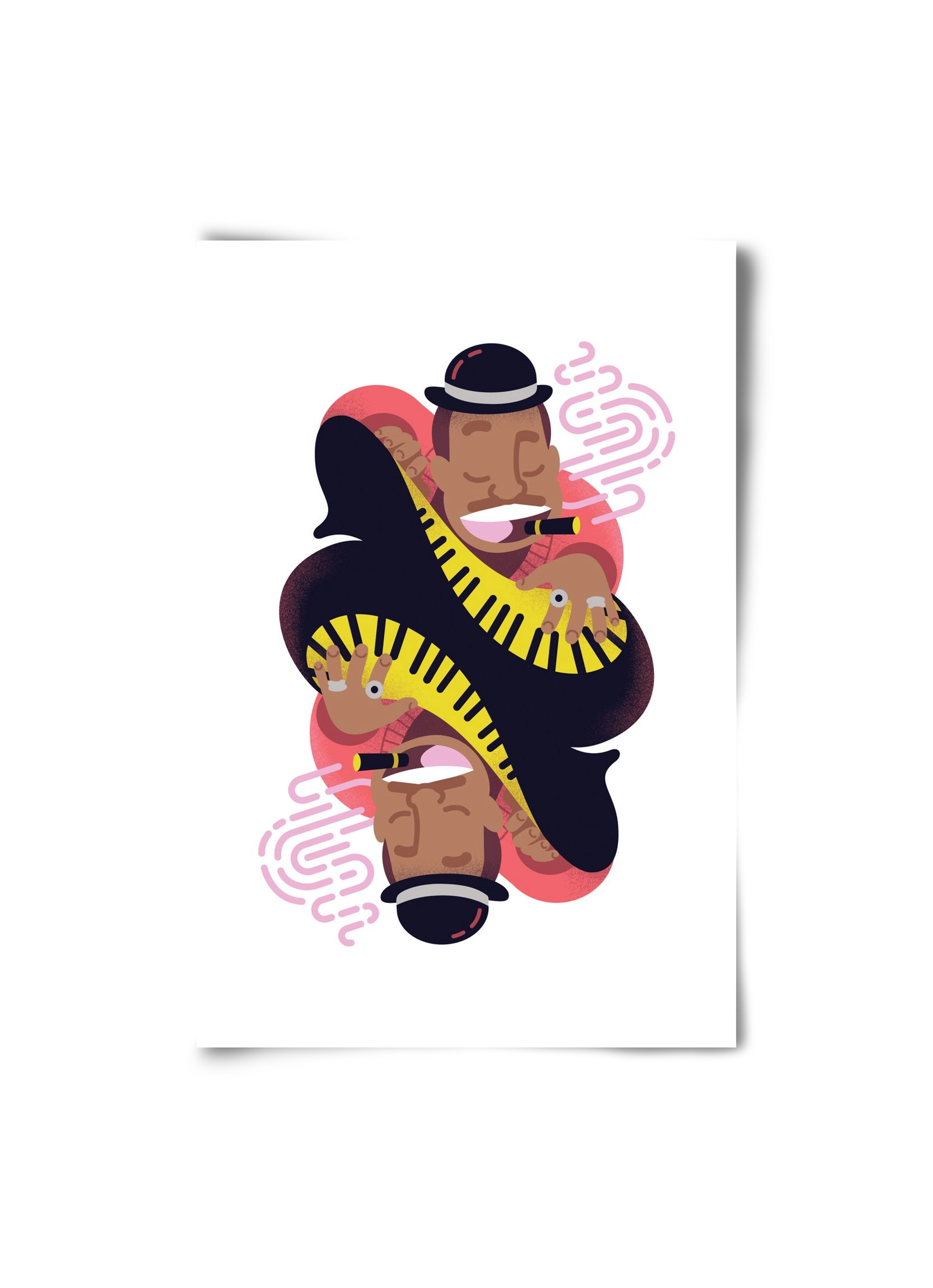 Jazz music series - Duke, 20x30 cm, Keret nélkül