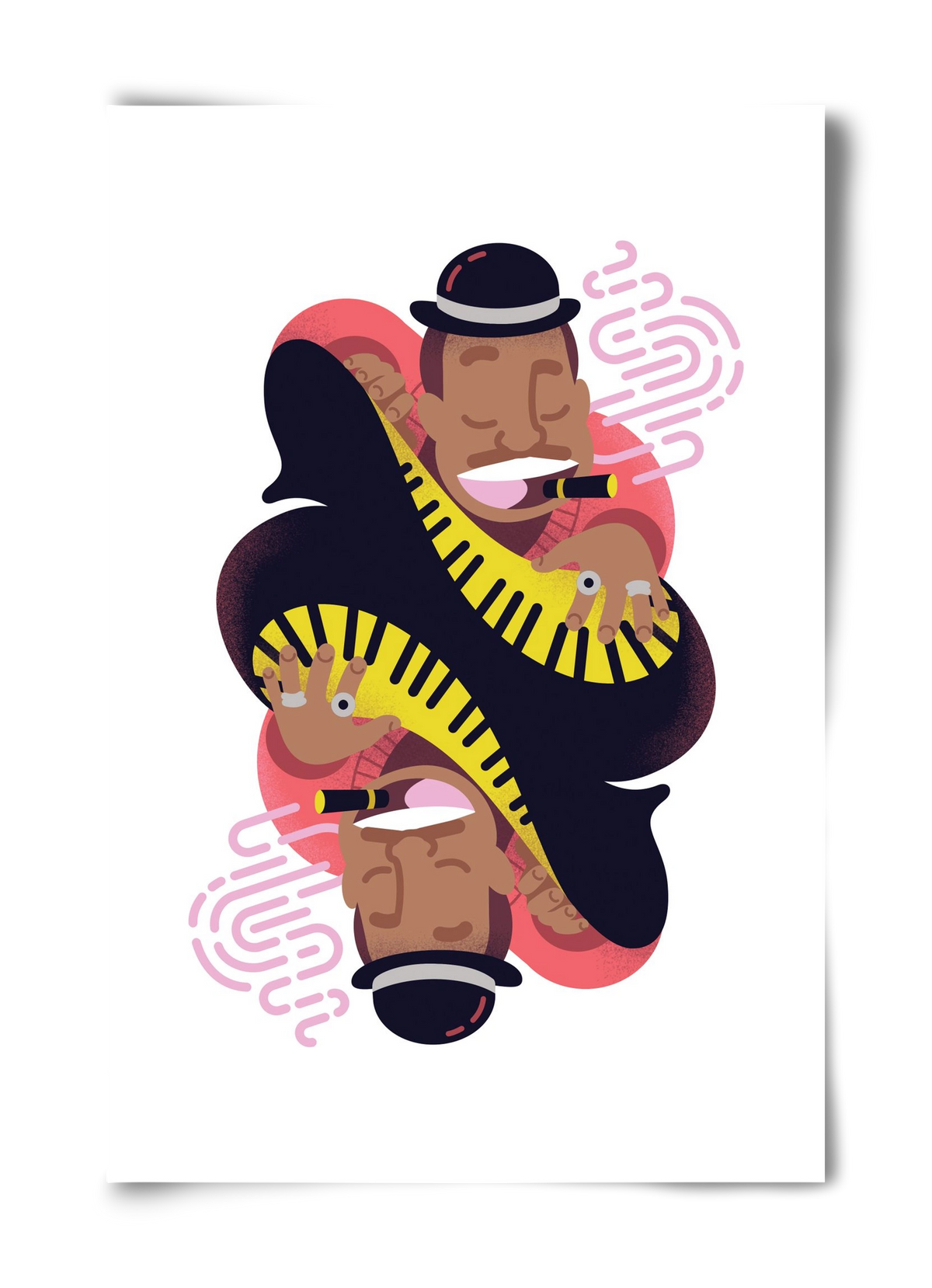 Jazz music series - Duke, 40x60 cm, Keret nélkül