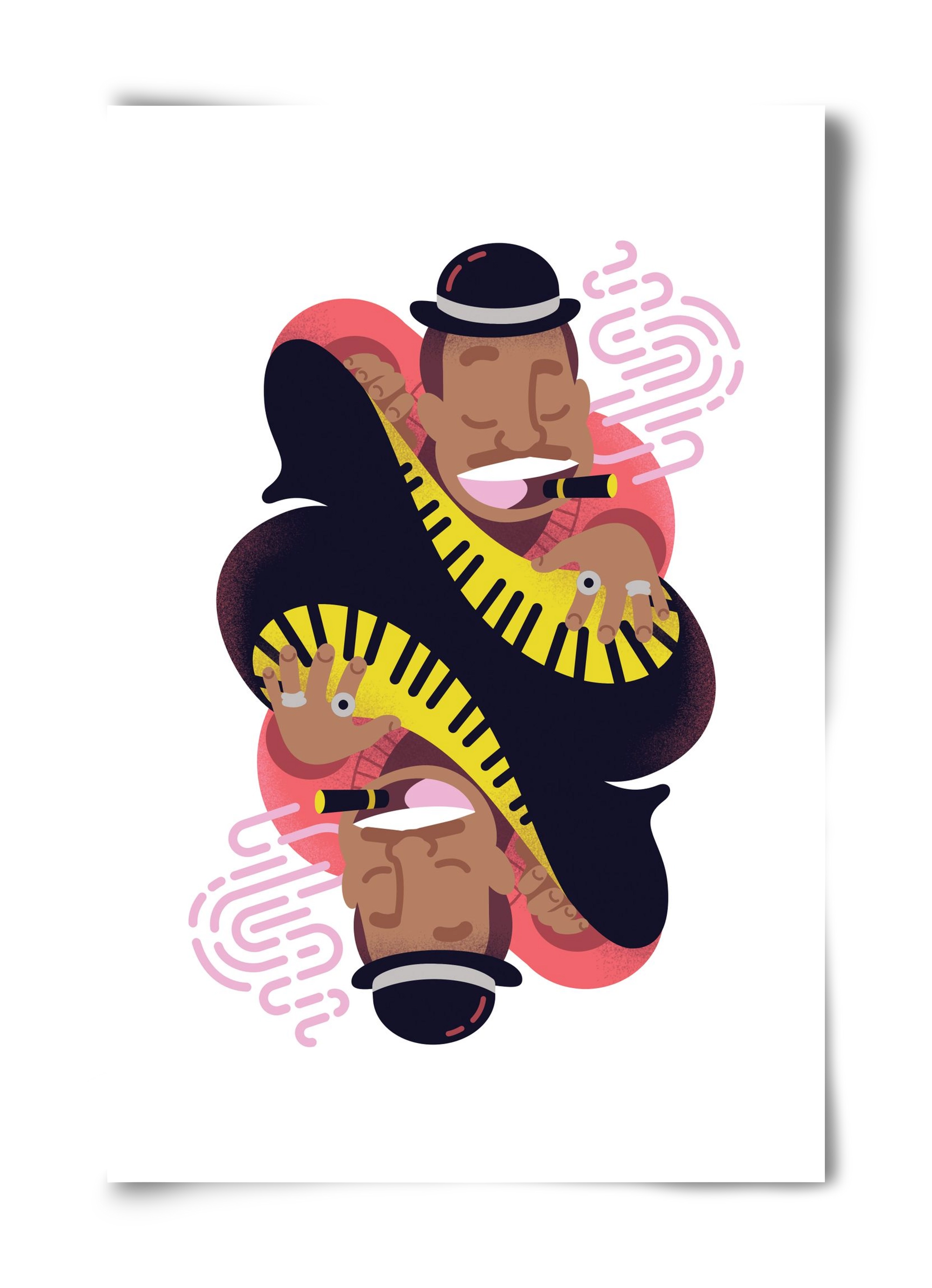 Jazz music series - Duke, 40x60 cm, Keret nélkül