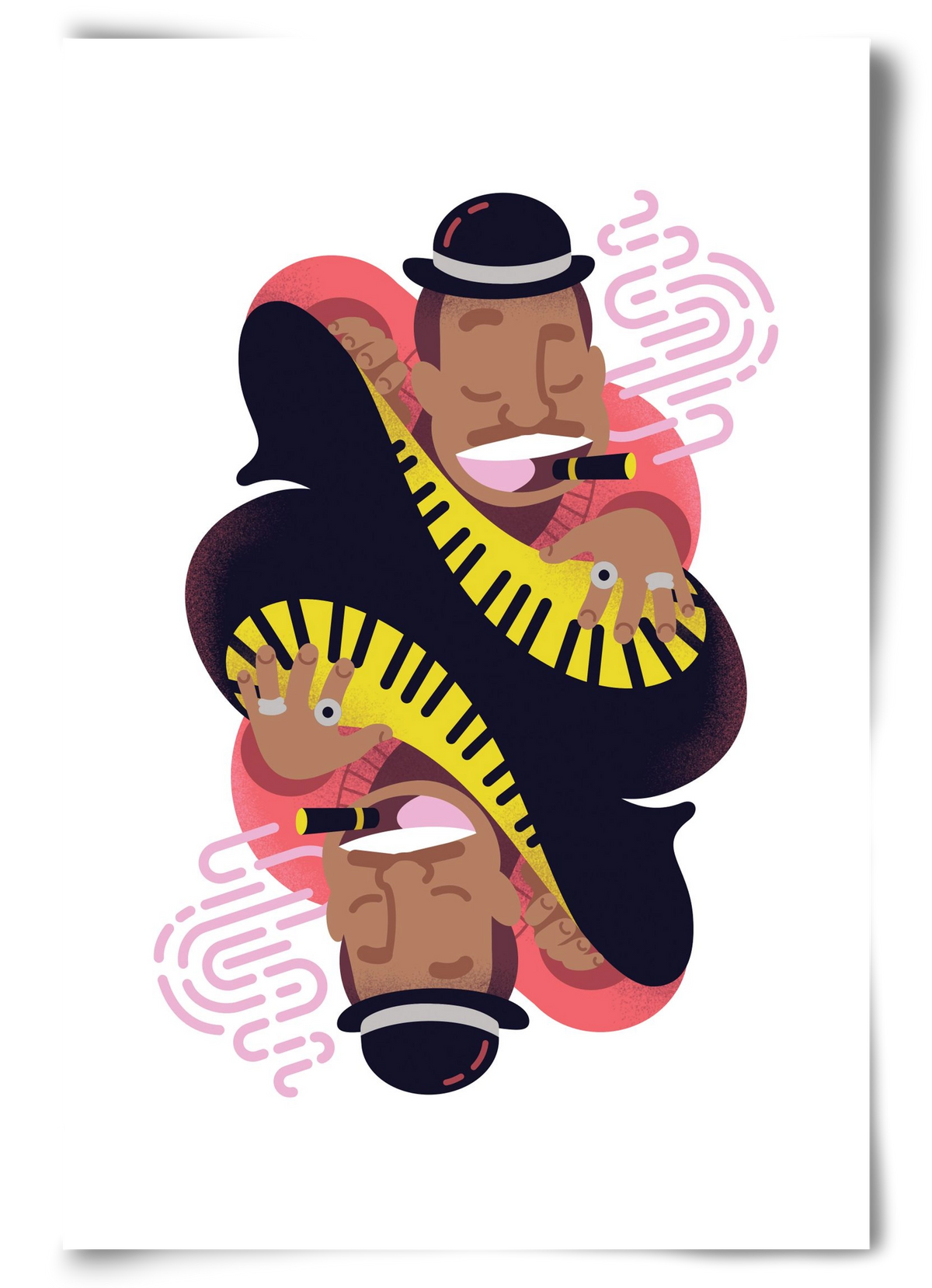 Jazz music series - Duke, 60x90 cm, Keret nélkül