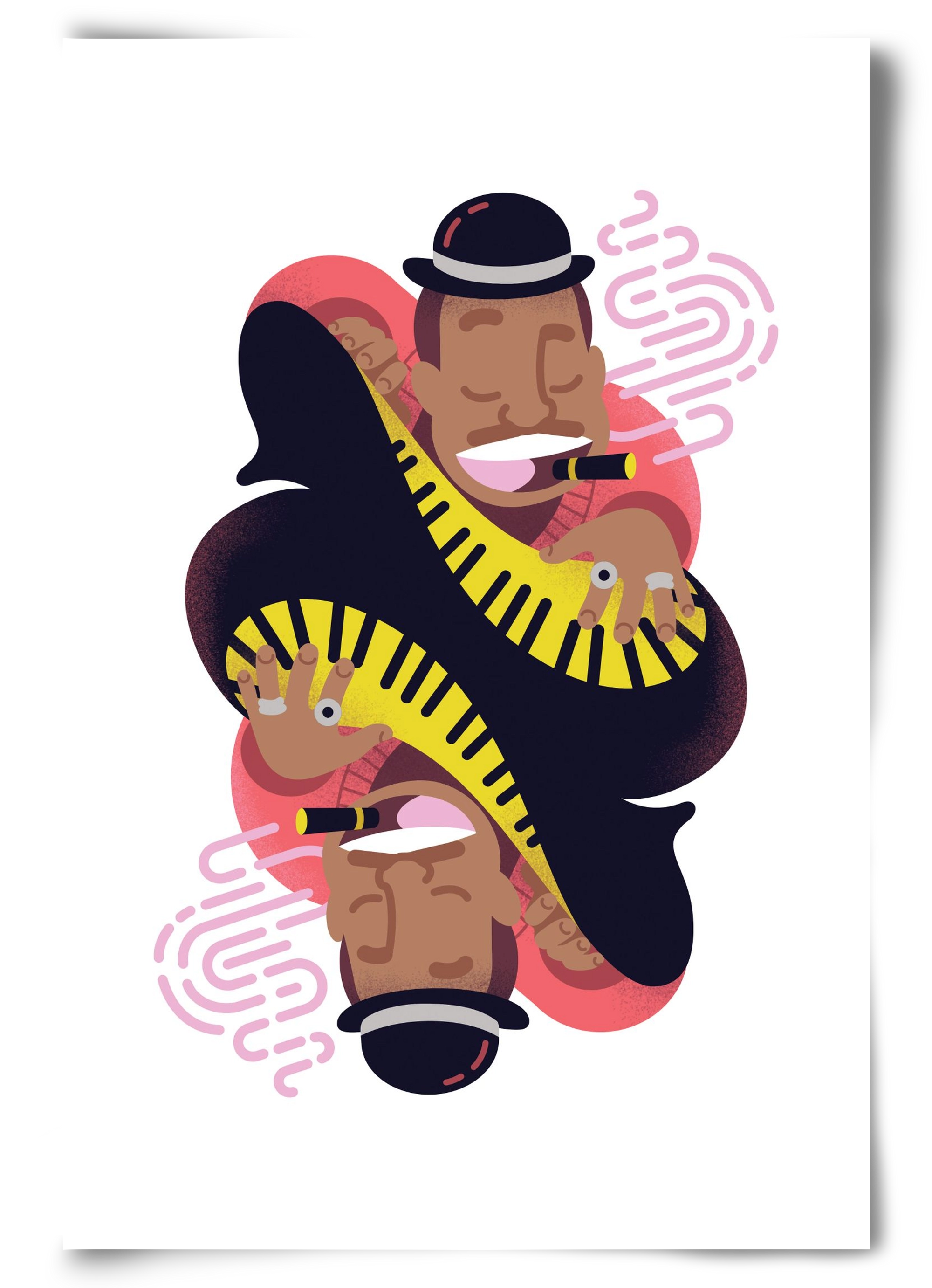 Jazz music series - Duke, 60x90 cm, Keret nélkül