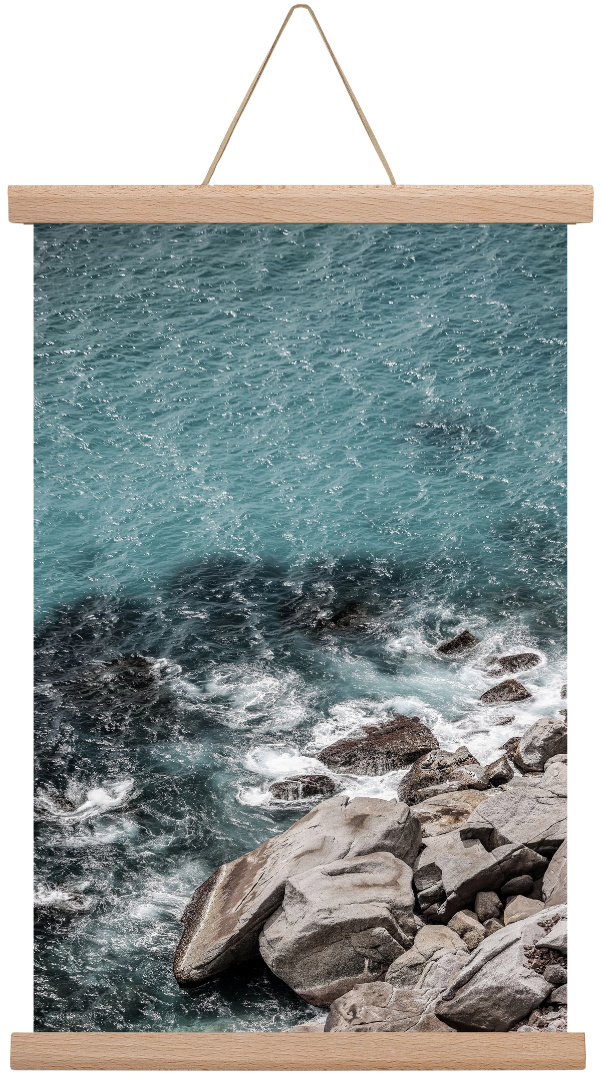 Aqua Shores, 30x45 cm (30x45 cm), Tölgy akasztó